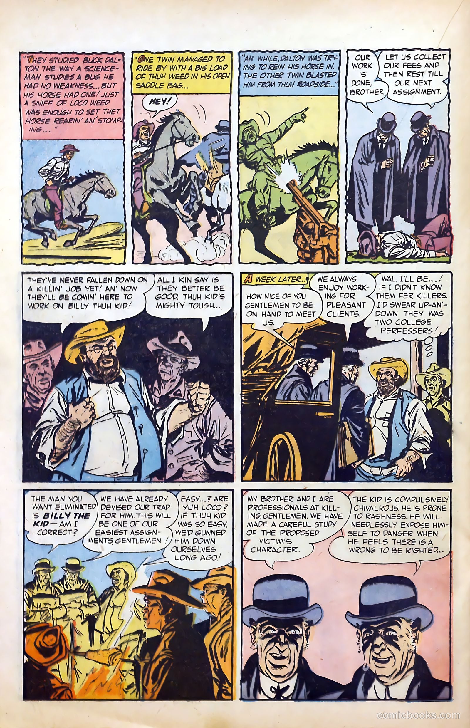 Billy the Kid Adventure Magazine #25 (1954) — page 22 of 36