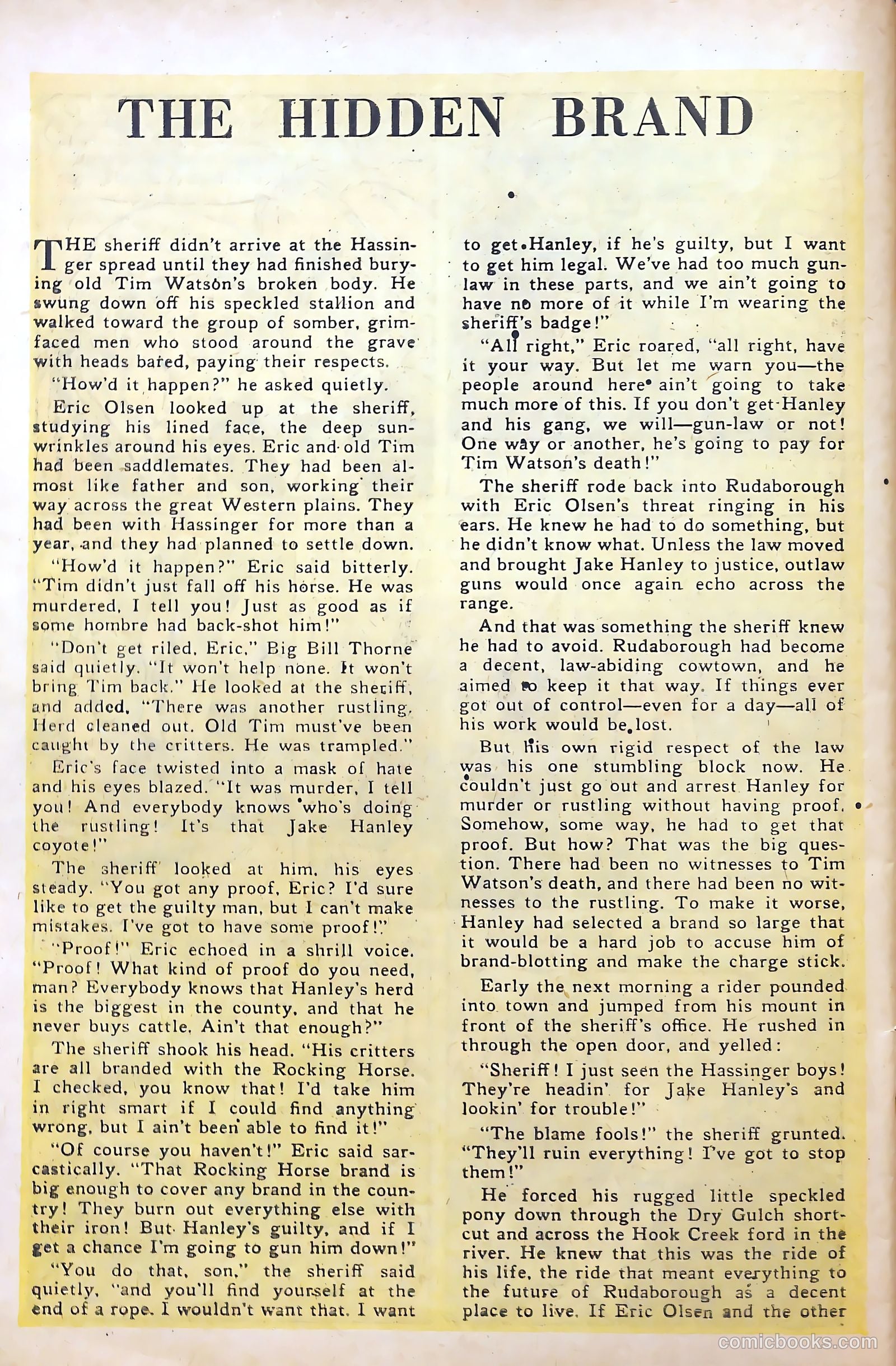 Billy the Kid Adventure Magazine #25 (1954) — page 32 of 36