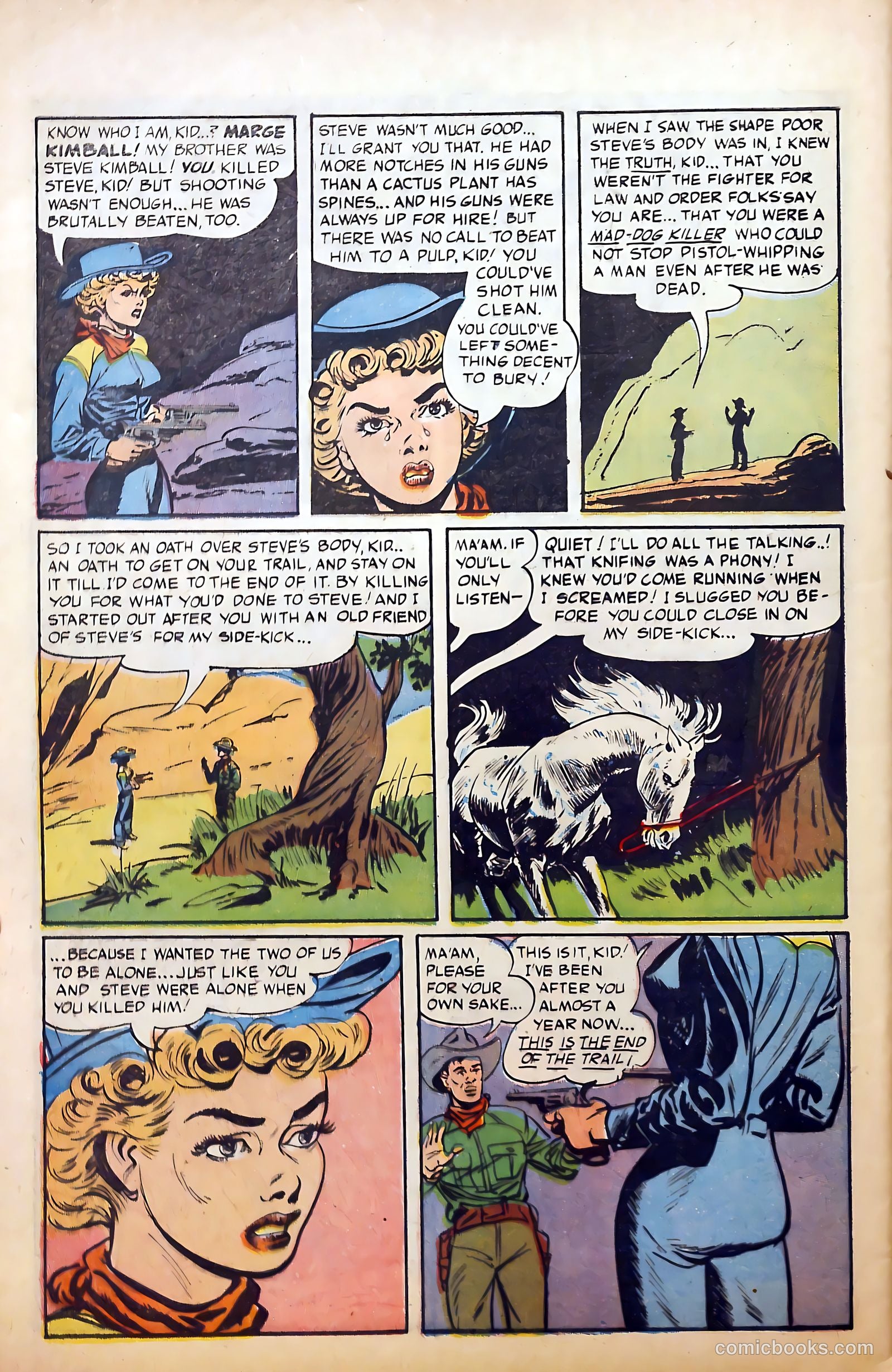 Billy the Kid Adventure Magazine #26 (1954) — page 30 of 36