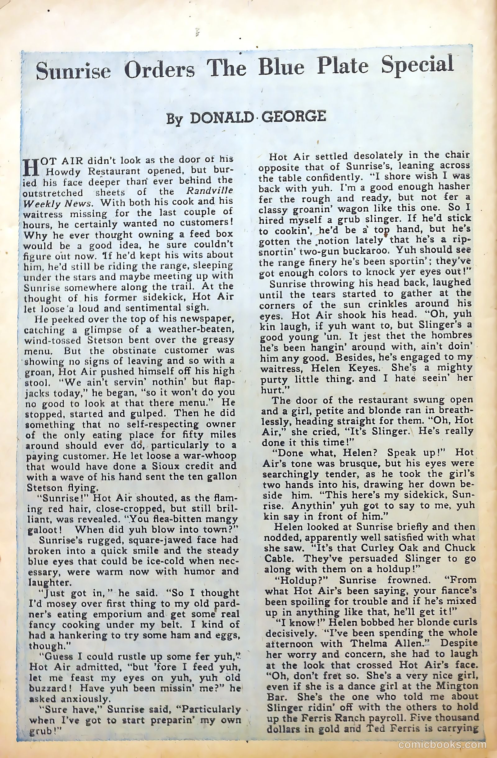 Billy the Kid Adventure Magazine #26 (1954) — page 32 of 36