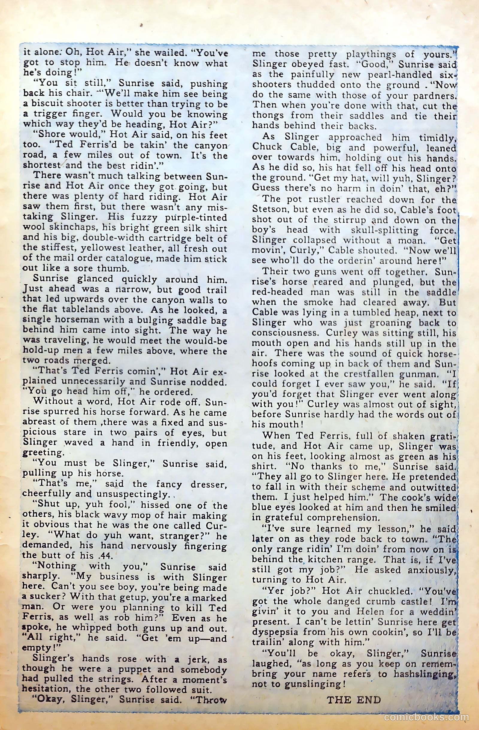 Billy the Kid Adventure Magazine #26 (1954) — page 33 of 36