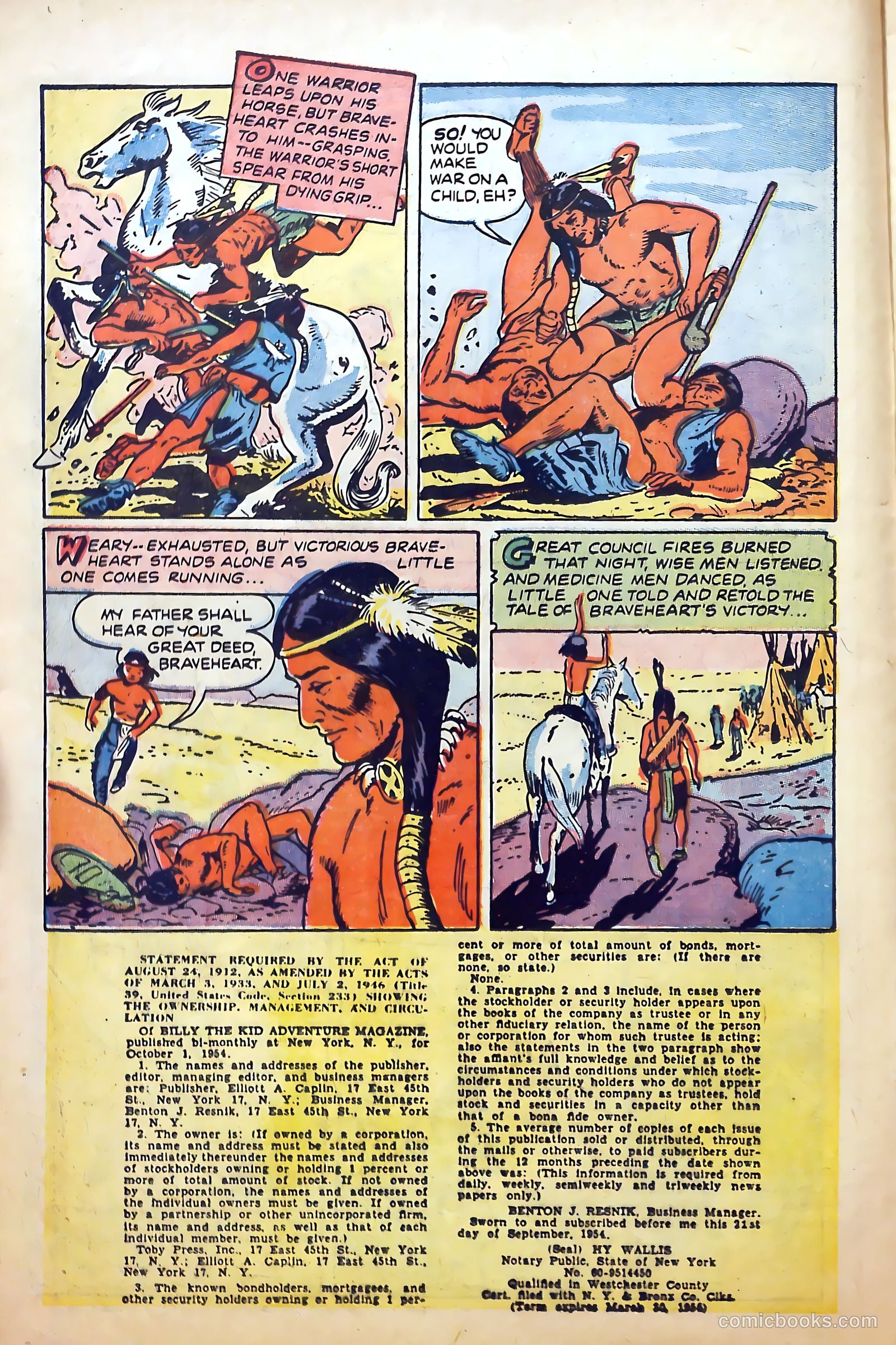 Billy the Kid Adventure Magazine #28 (1955) — page 14 of 36