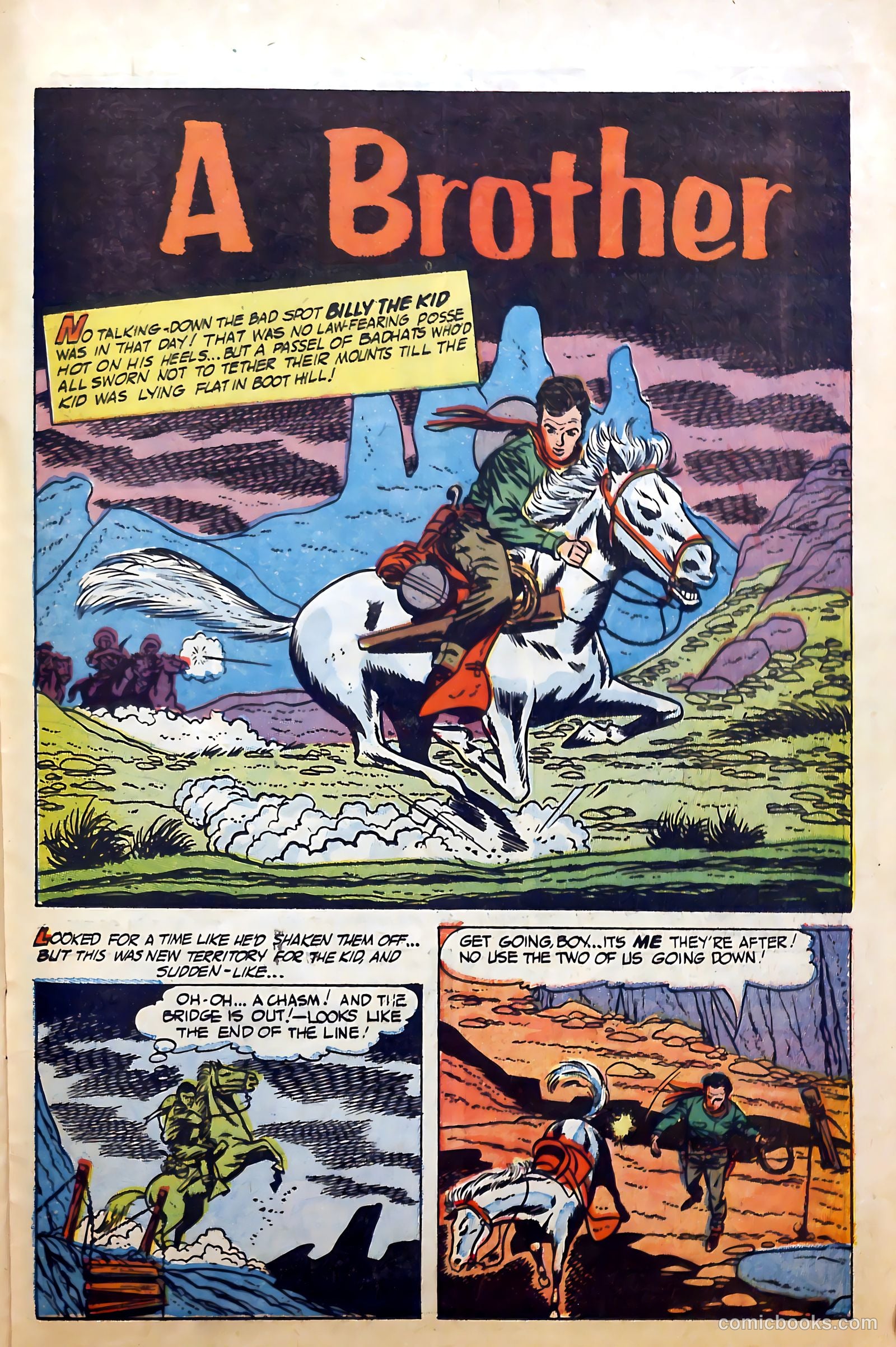 Billy the Kid Adventure Magazine #28 (1955) — page 23 of 36