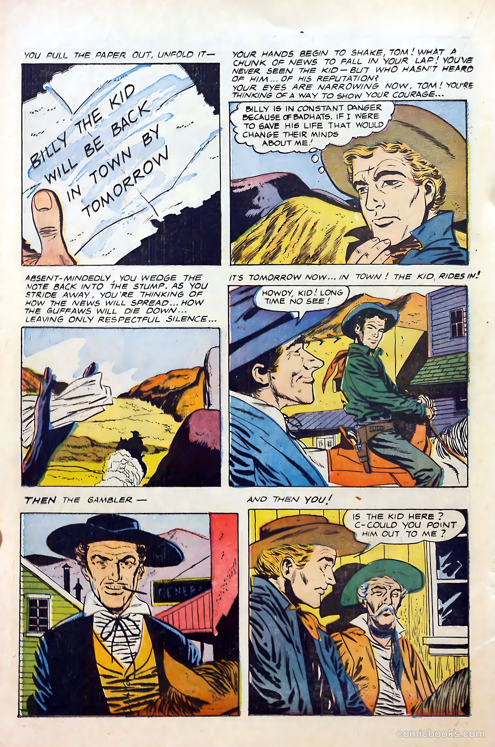 Billy the Kid Adventure Magazine #29 (1955) — page 20 of 36