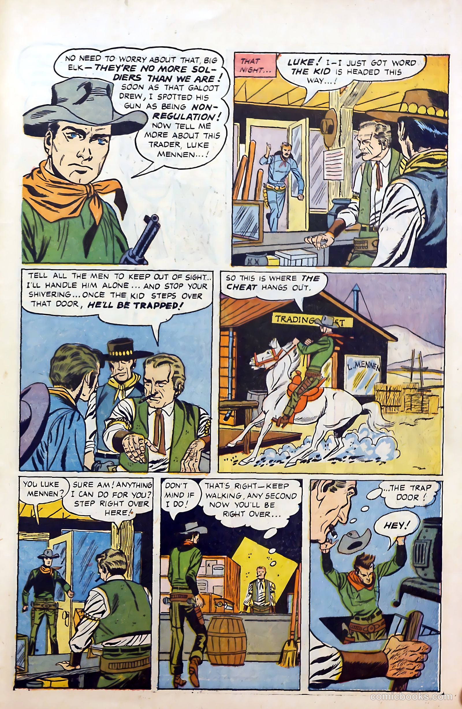 Billy the Kid Adventure Magazine #29 (1955) — page 27 of 36
