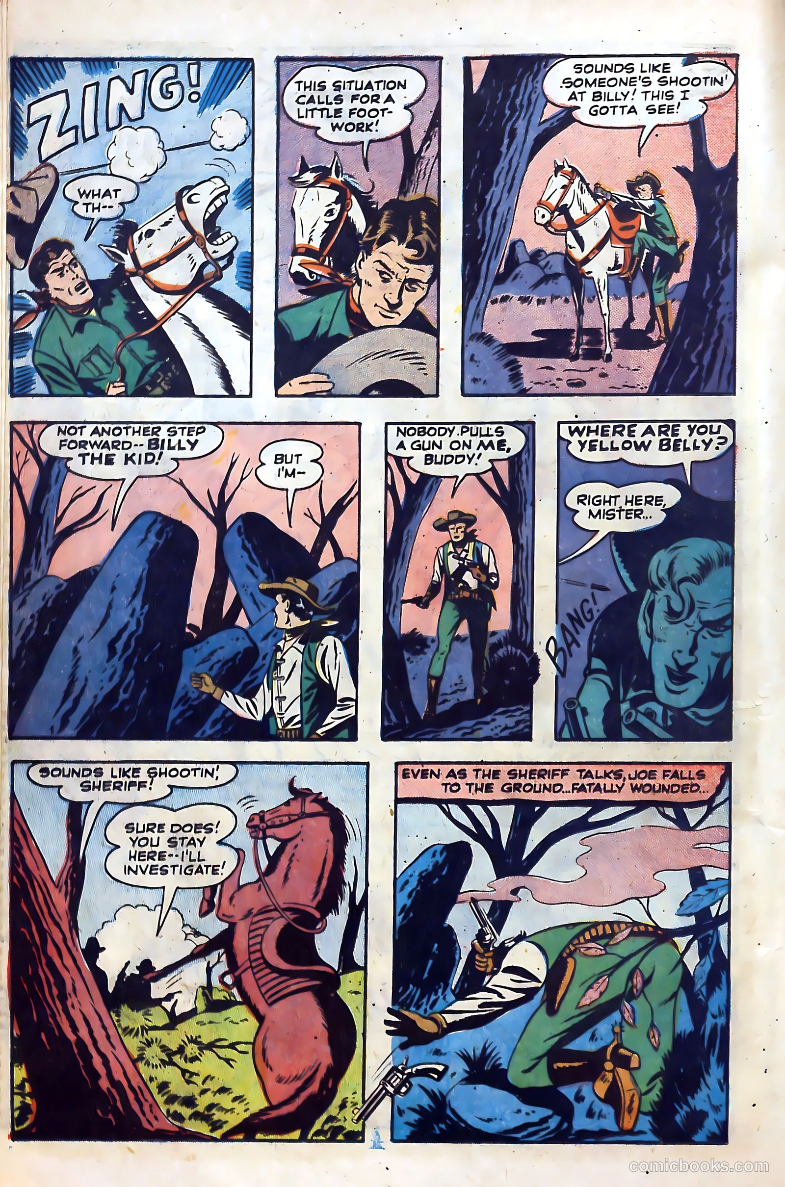Billy the Kid Adventure Magazine #4 (1951) — page 20 of 36