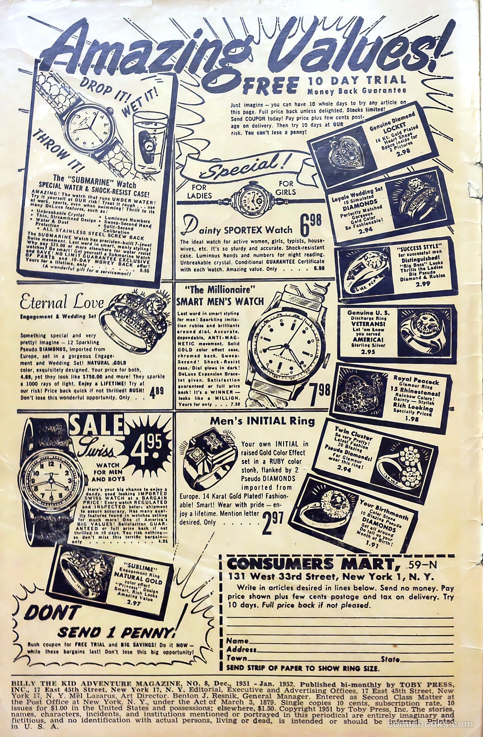 Billy the Kid Adventure Magazine #8 (1951) — page 2 of 36
