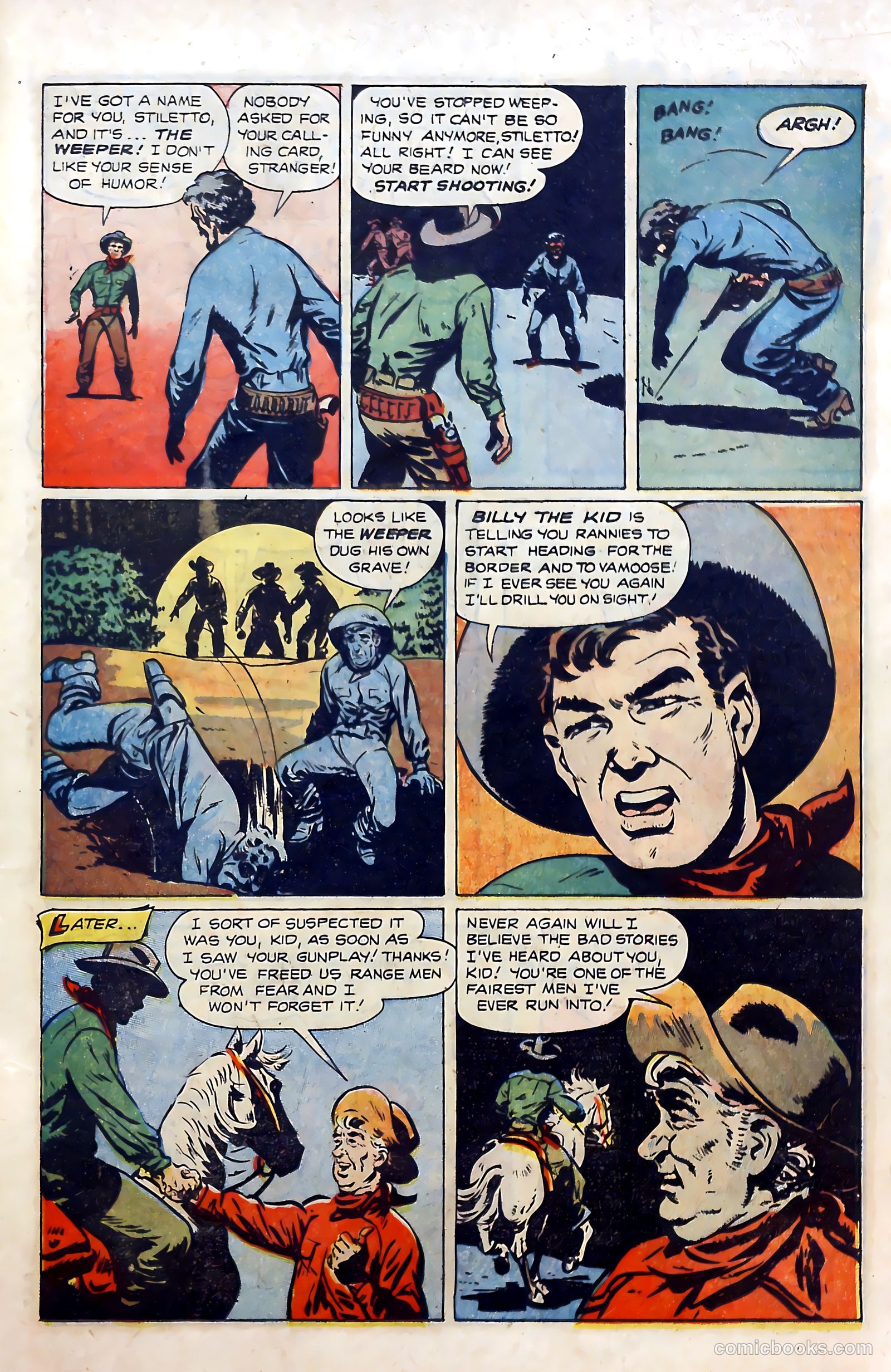 Billy the Kid Adventure Magazine #8 (1951) — page 19 of 36