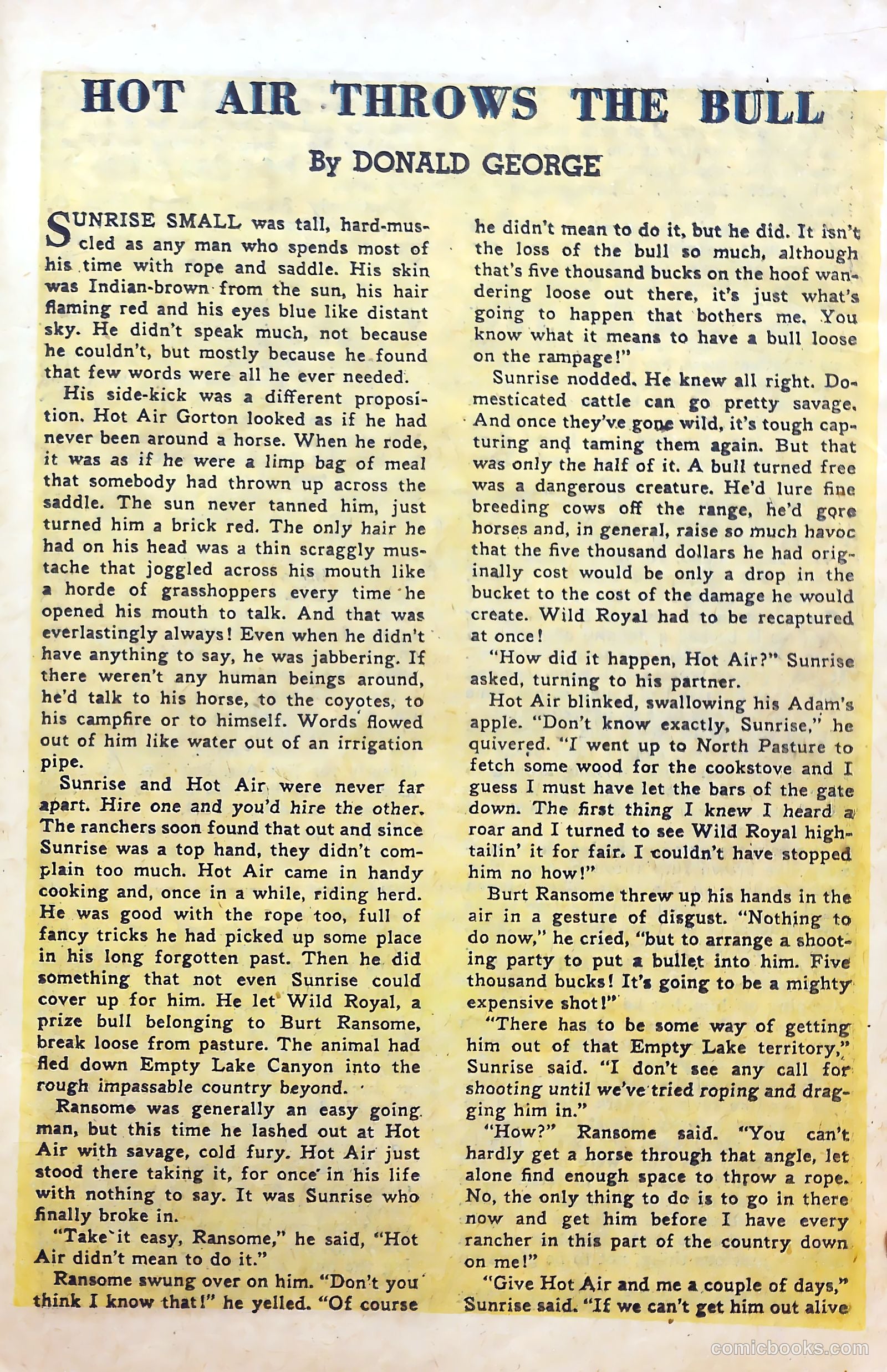 Billy the Kid Adventure Magazine #8 (1951) — page 21 of 36