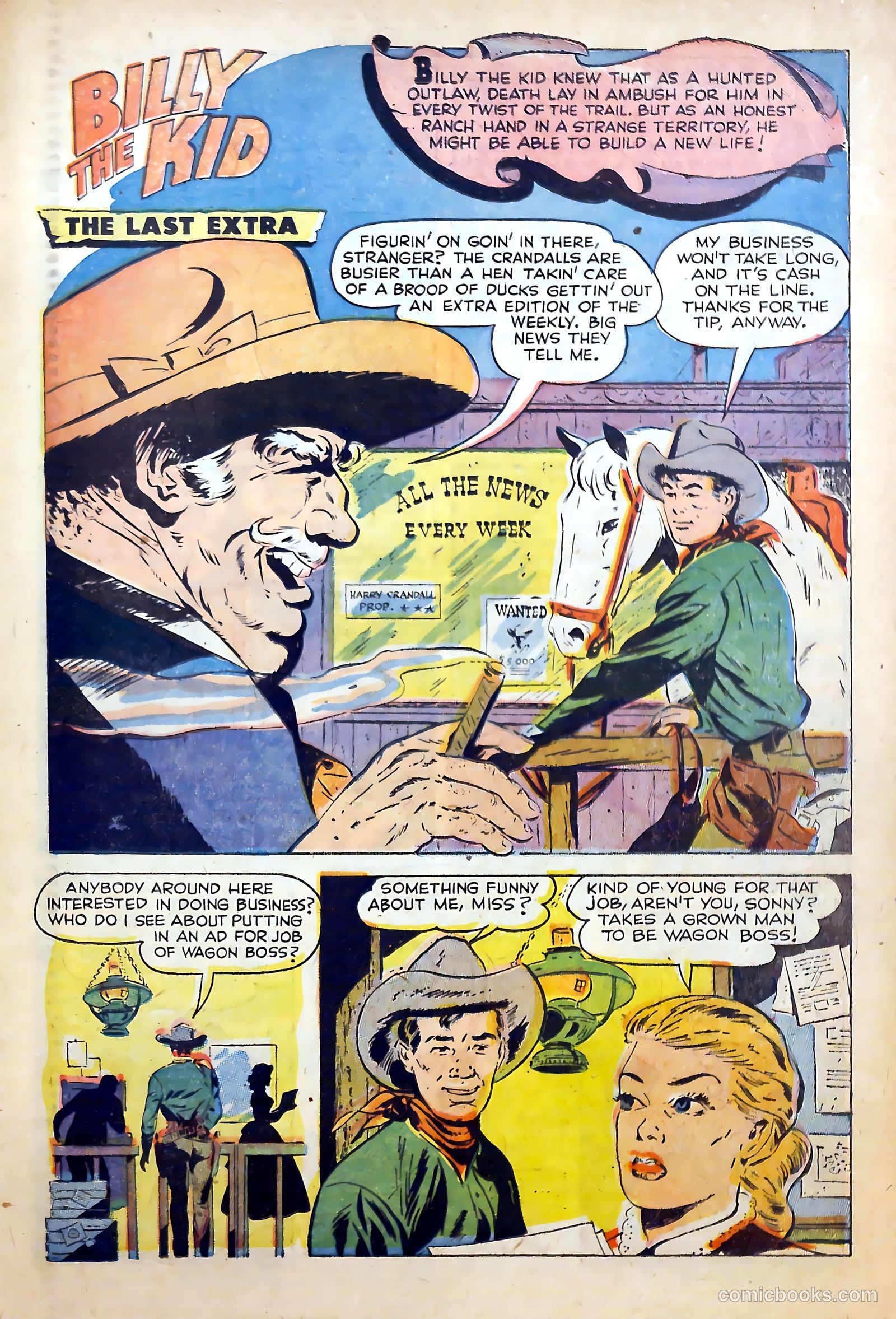 Billy the Kid Adventure Magazine #9 (1952) — page 19 of 36