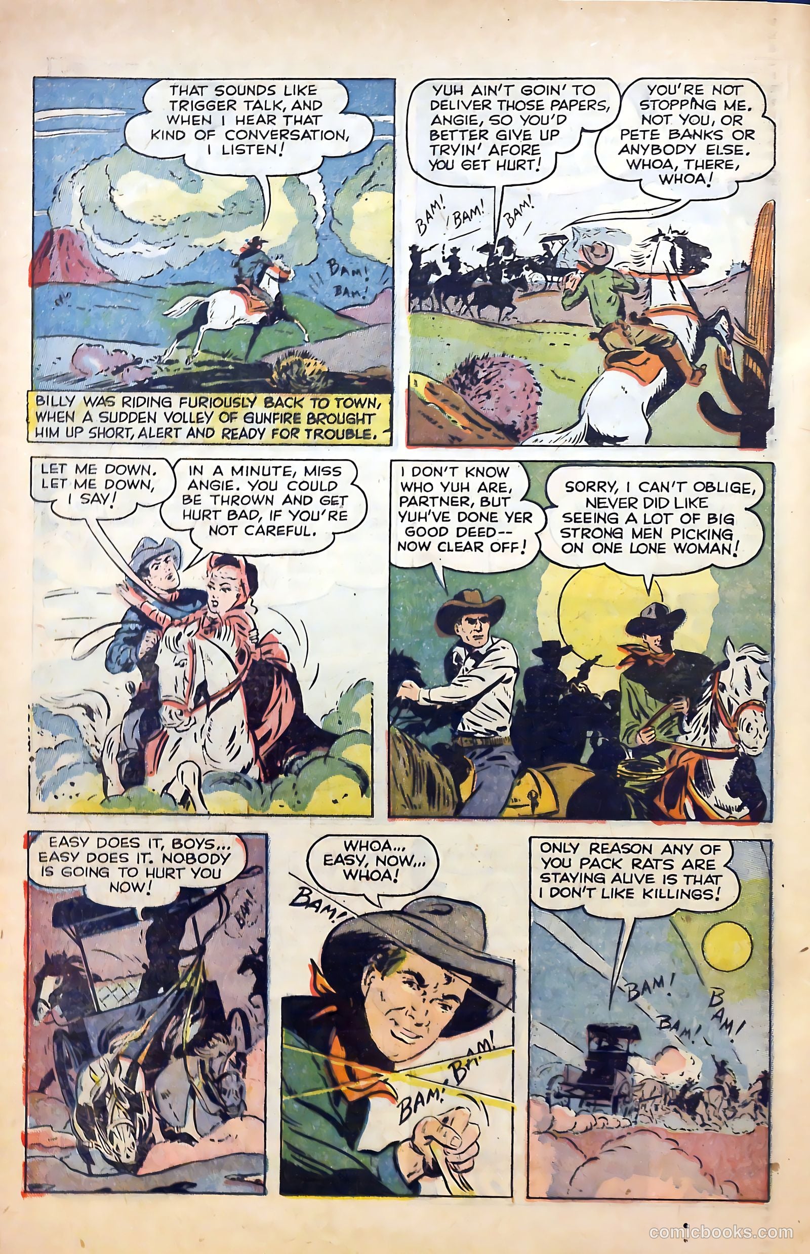 Billy the Kid Adventure Magazine #9 (1952) — page 22 of 36
