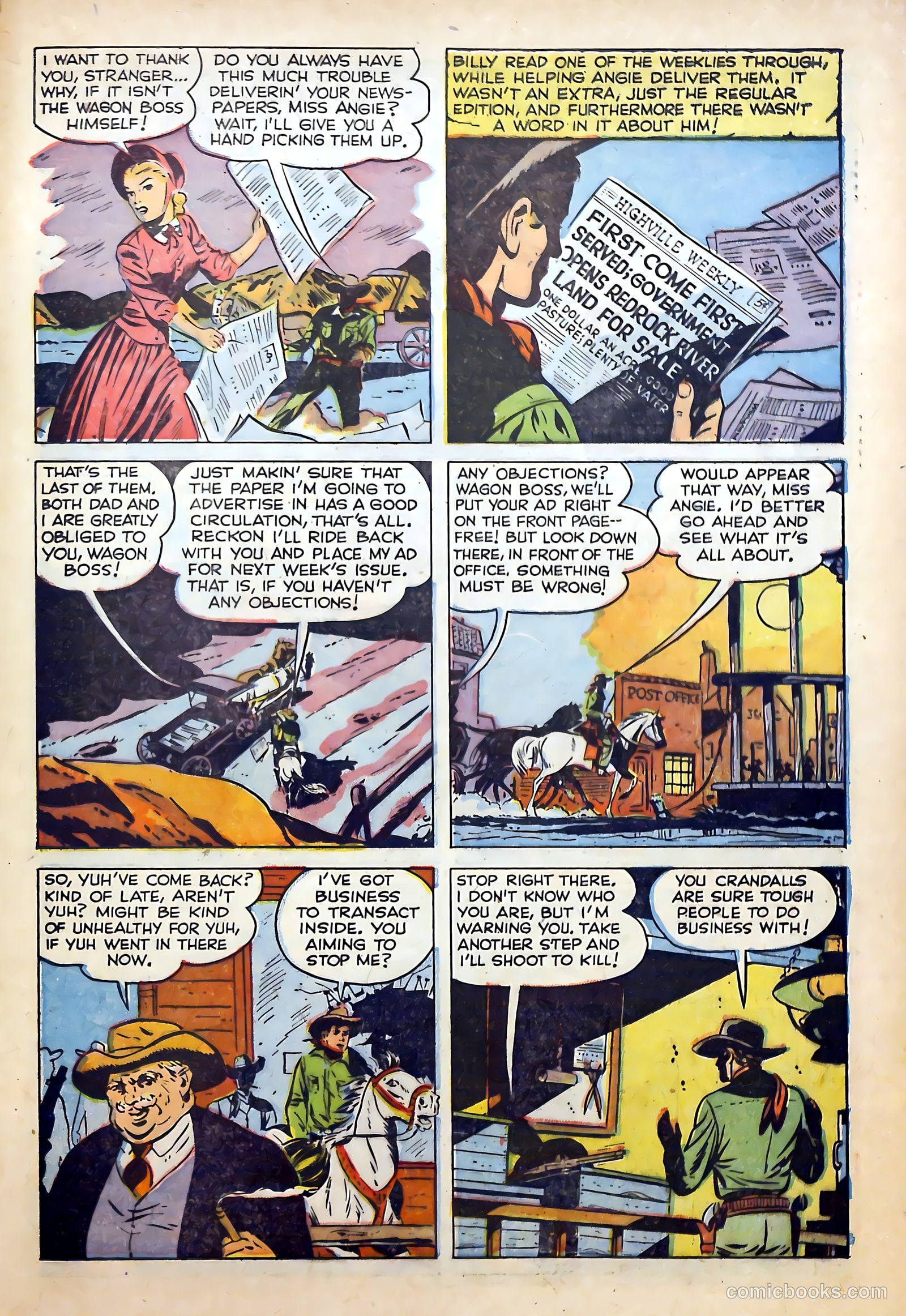 Billy the Kid Adventure Magazine #9 (1952) — page 23 of 36