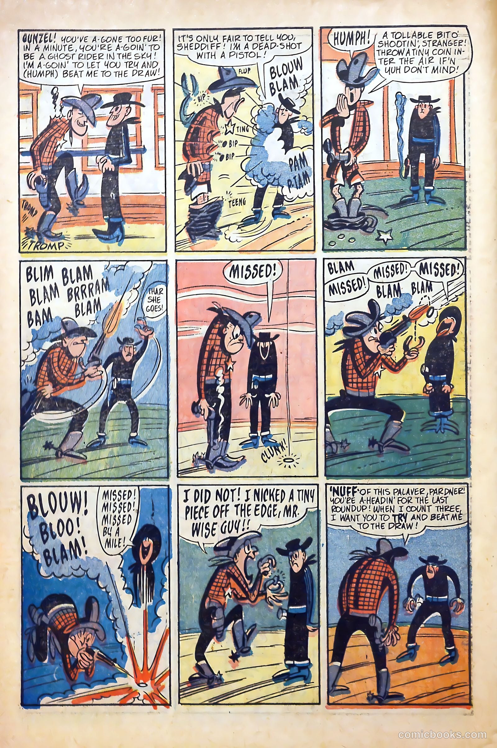 Billy the Kid Adventure Magazine #9 (1952) — page 32 of 36