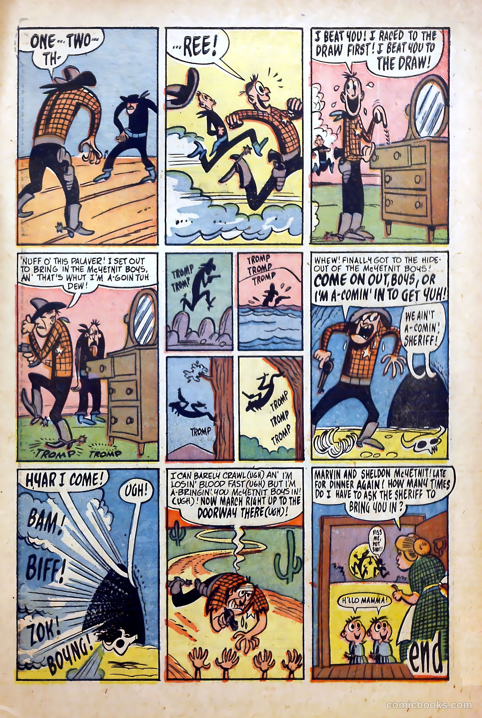 Billy the Kid Adventure Magazine #9 (1952) — page 33 of 36