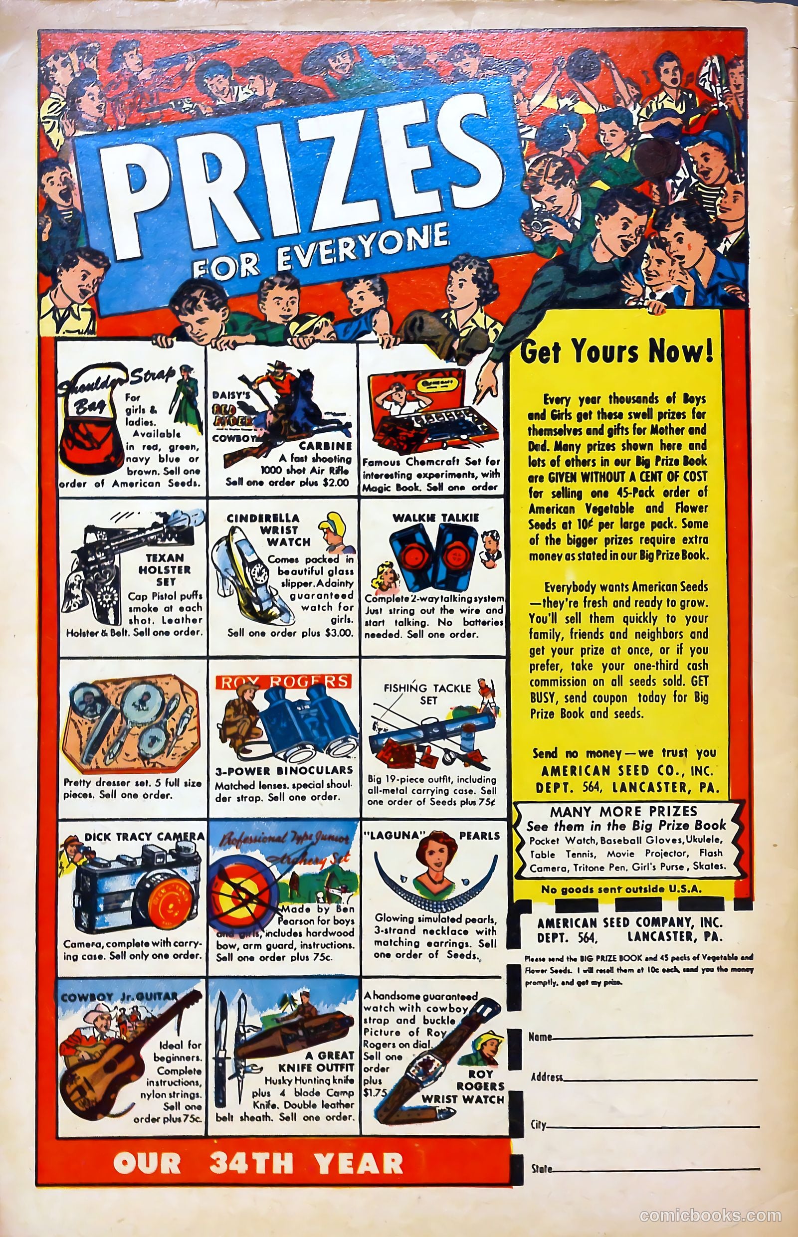 Billy the Kid Adventure Magazine #9 (1952) — page 36 of 36