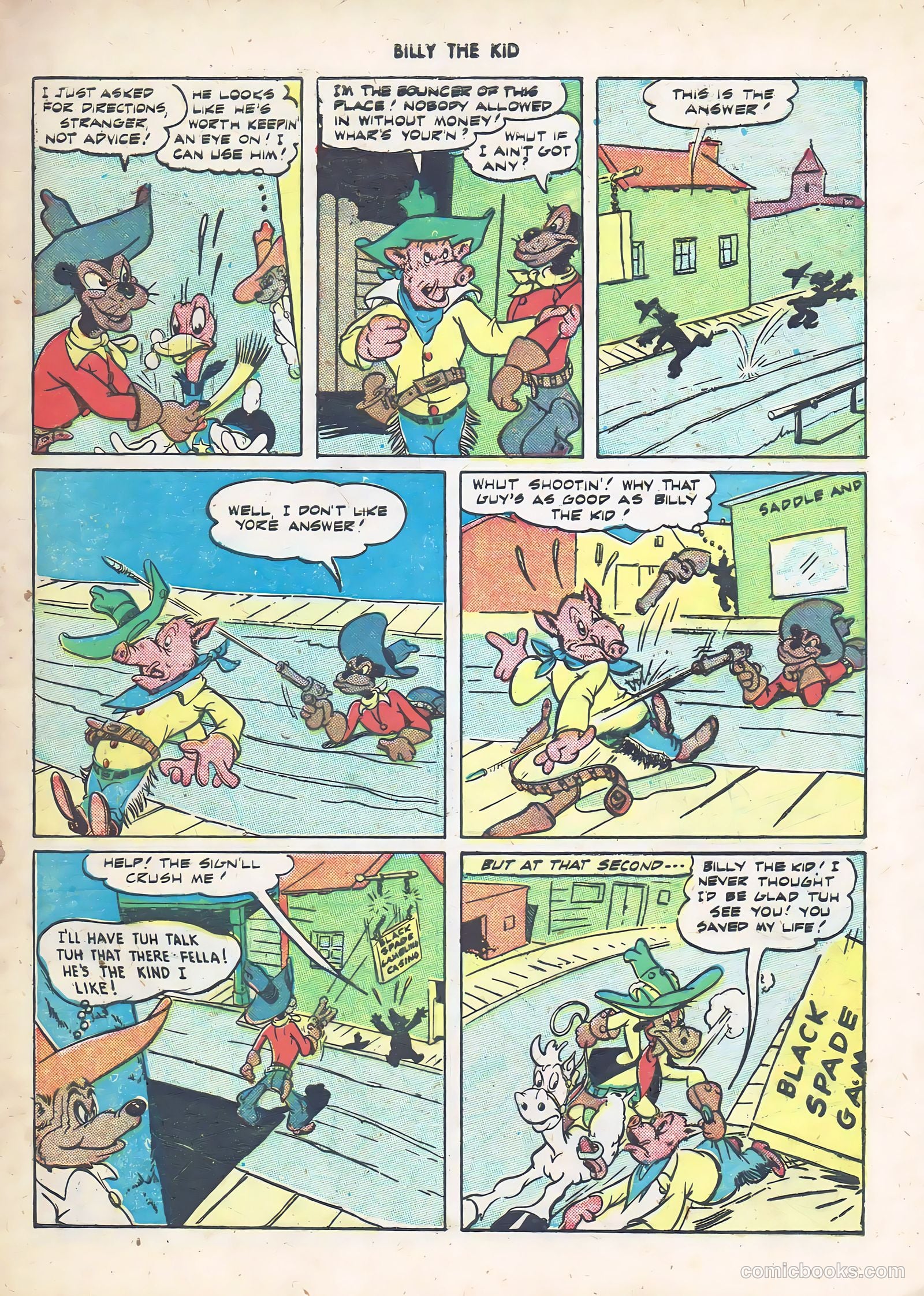 Billy the Kid and Oscar #1 (1945) — page 5 of 36