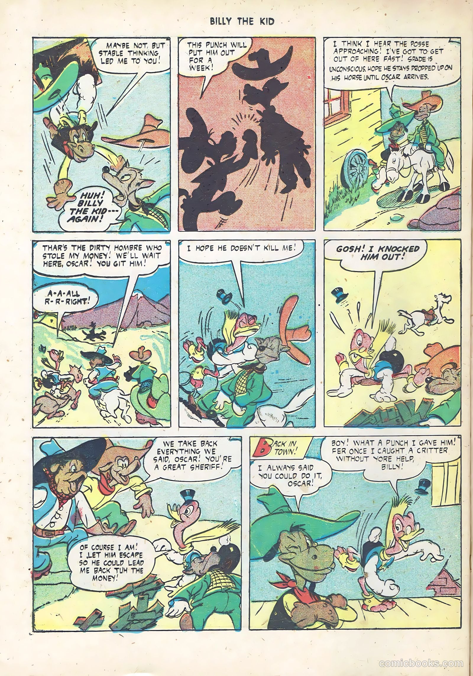 Billy the Kid and Oscar #1 (1945) — page 16 of 36