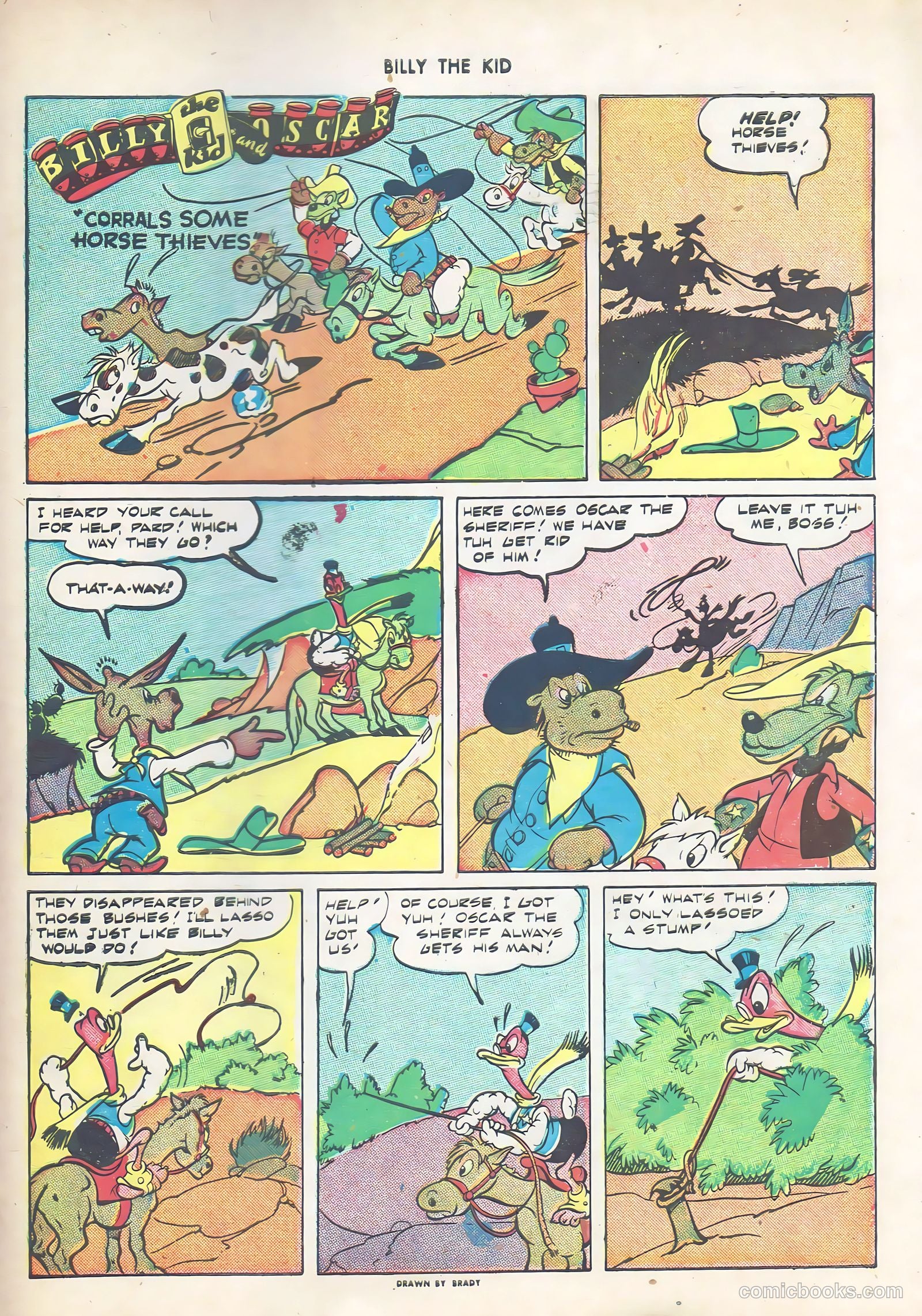 Billy the Kid and Oscar #1 (1945) — page 31 of 36