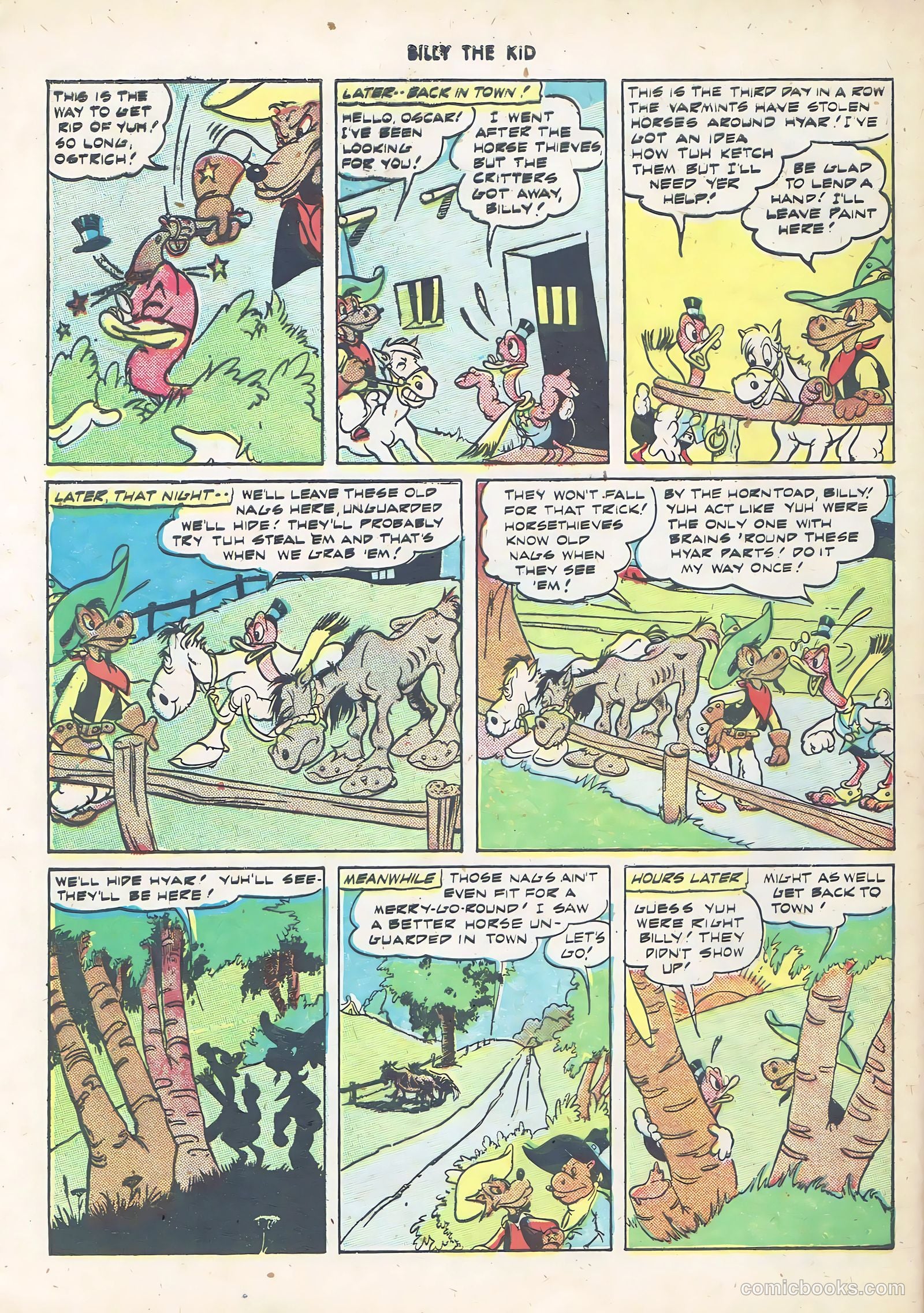 Billy the Kid and Oscar #1 (1945) — page 32 of 36