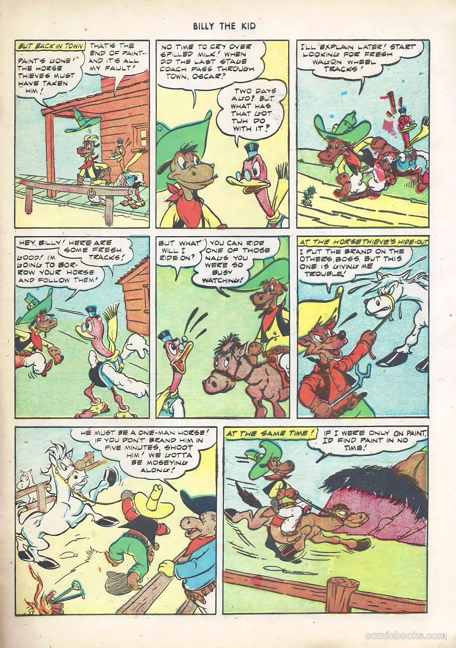 Billy the Kid and Oscar #1 (1945) — page 33 of 36
