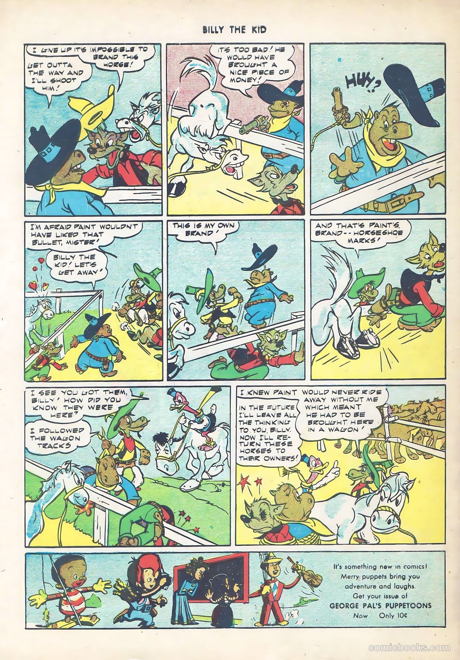 Billy the Kid and Oscar #1 (1945) — page 34 of 36