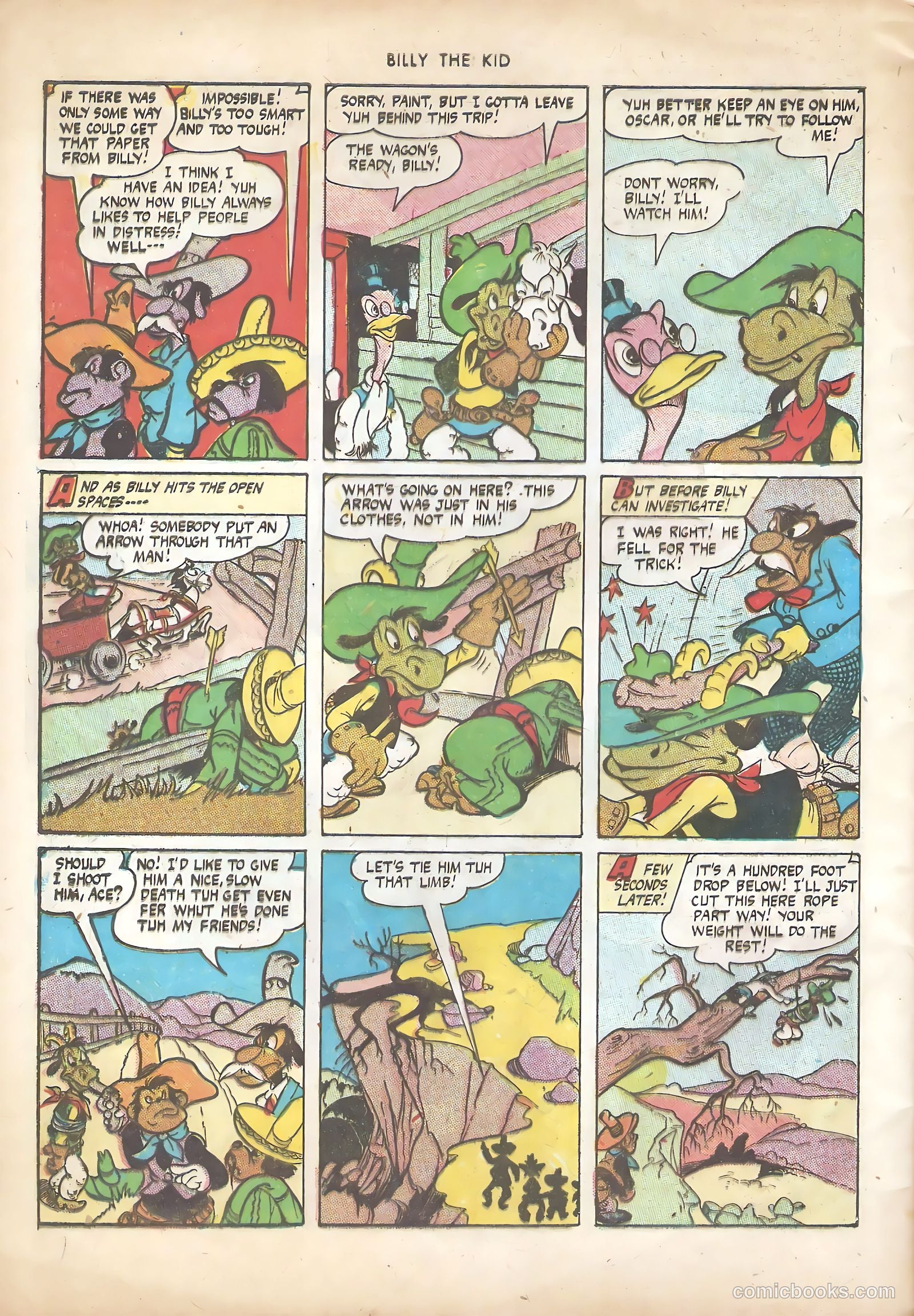 Billy the Kid and Oscar #2 (1946) — page 32 of 36