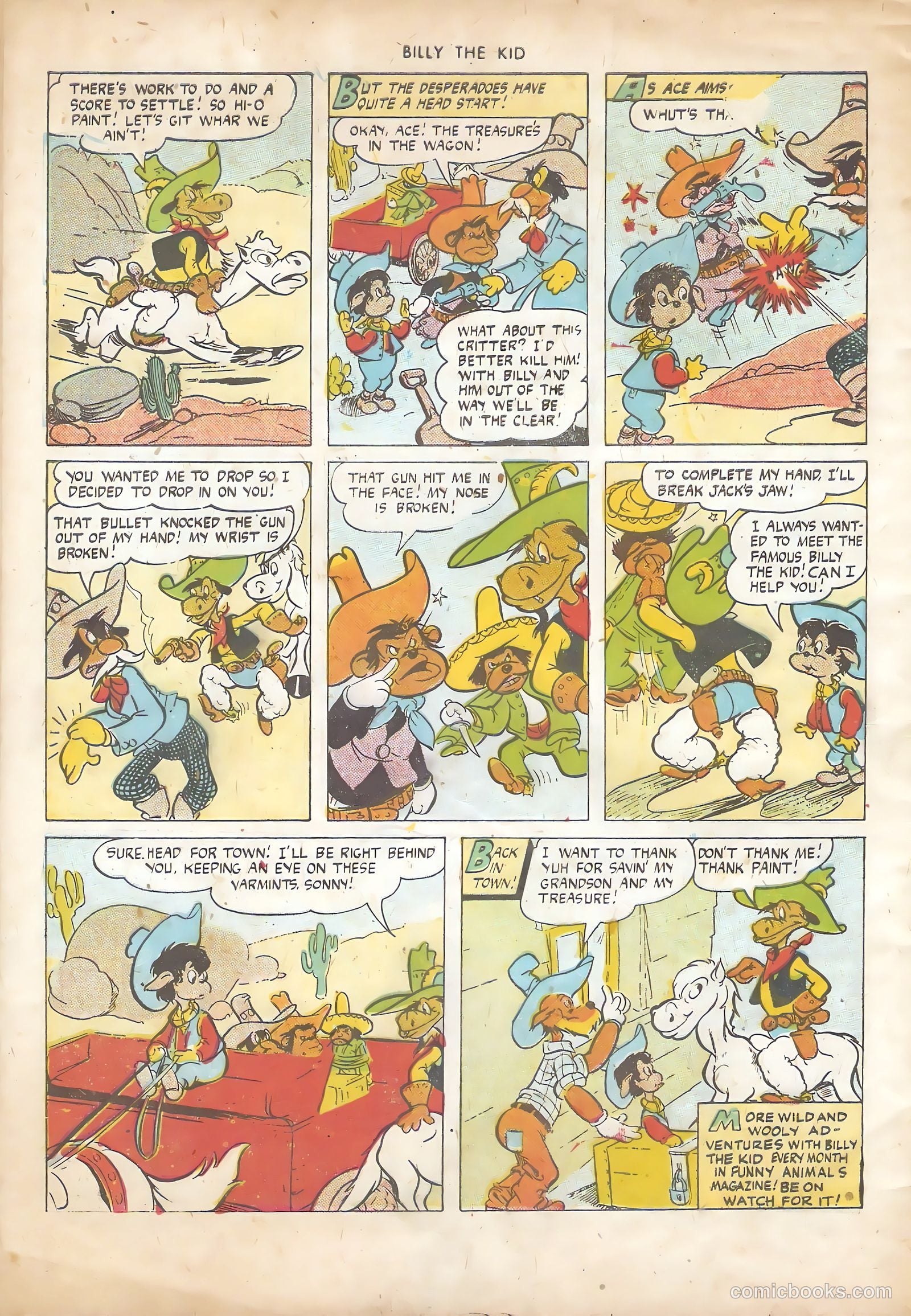 Billy the Kid and Oscar #2 (1946) — page 34 of 36