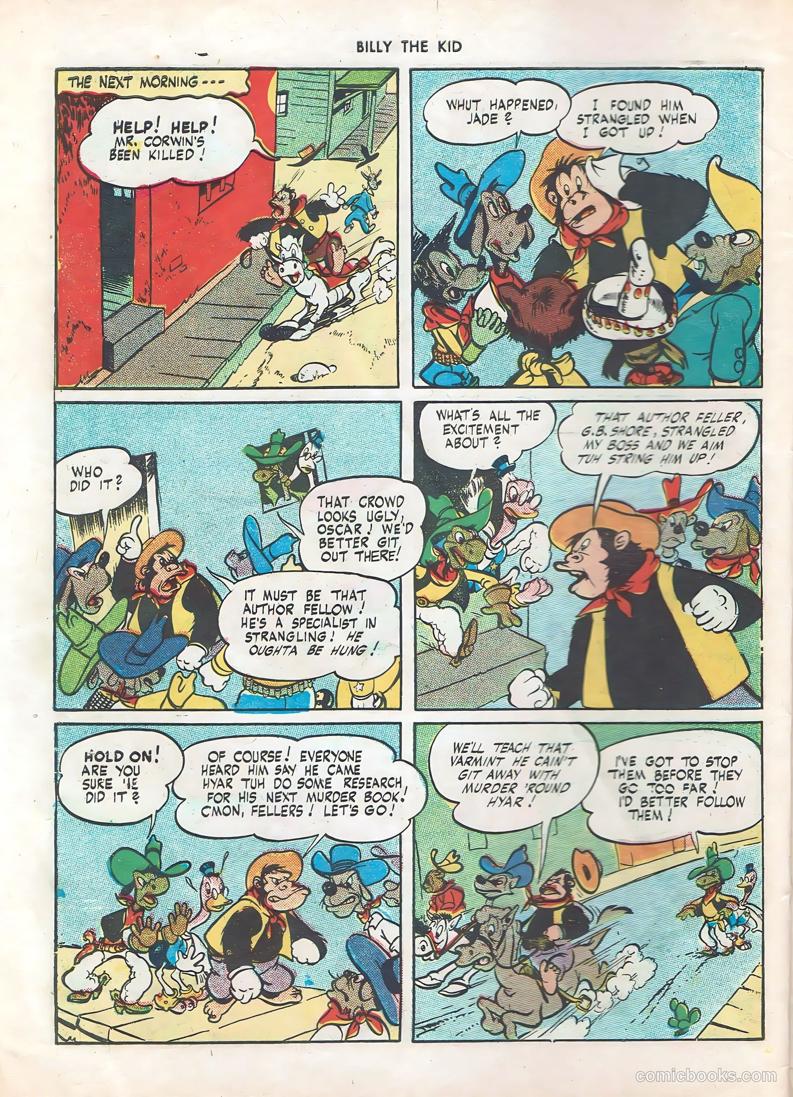 Billy the Kid and Oscar #3 (1946) — page 6 of 52