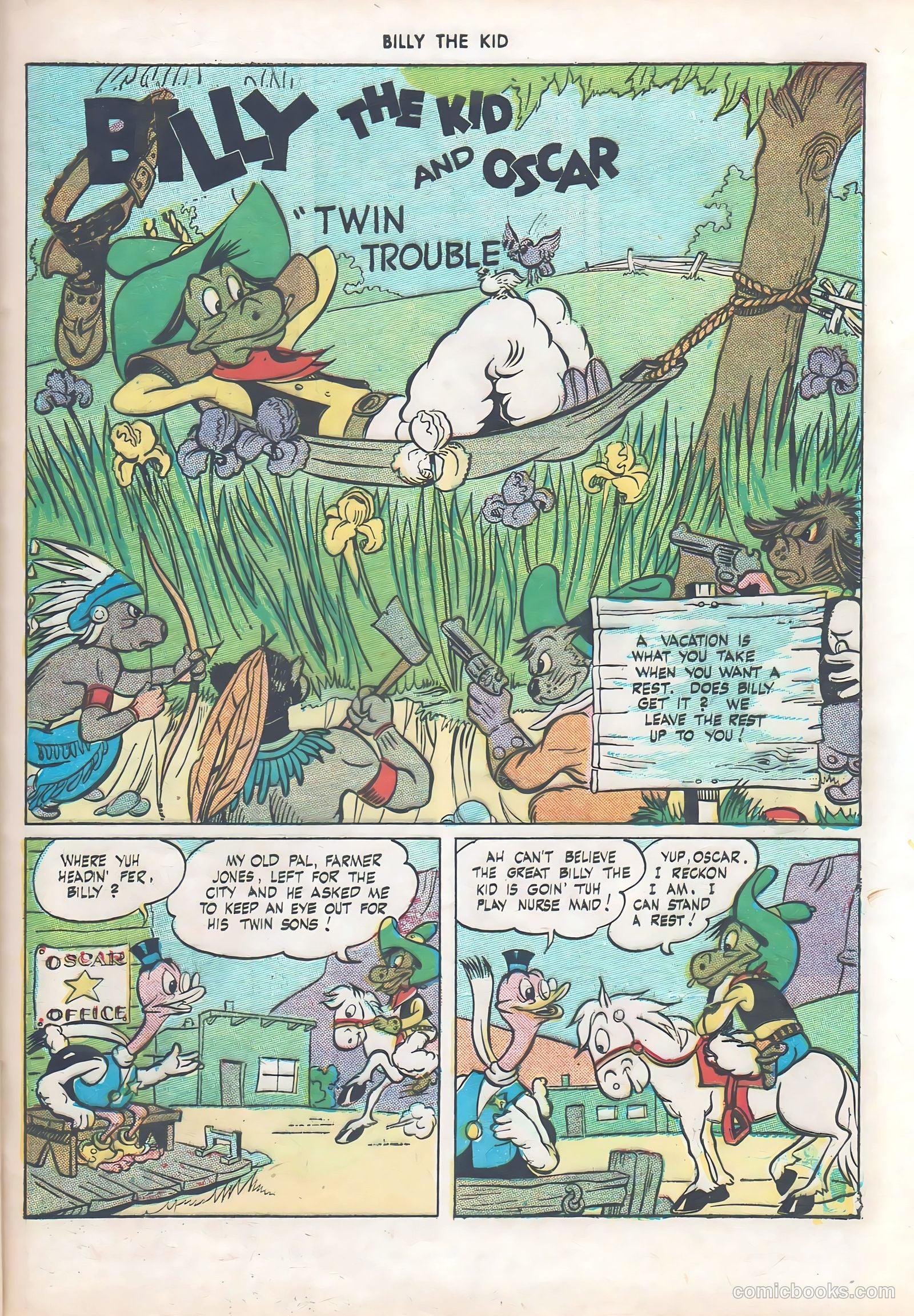 Billy the Kid and Oscar #3 (1946) — page 37 of 52