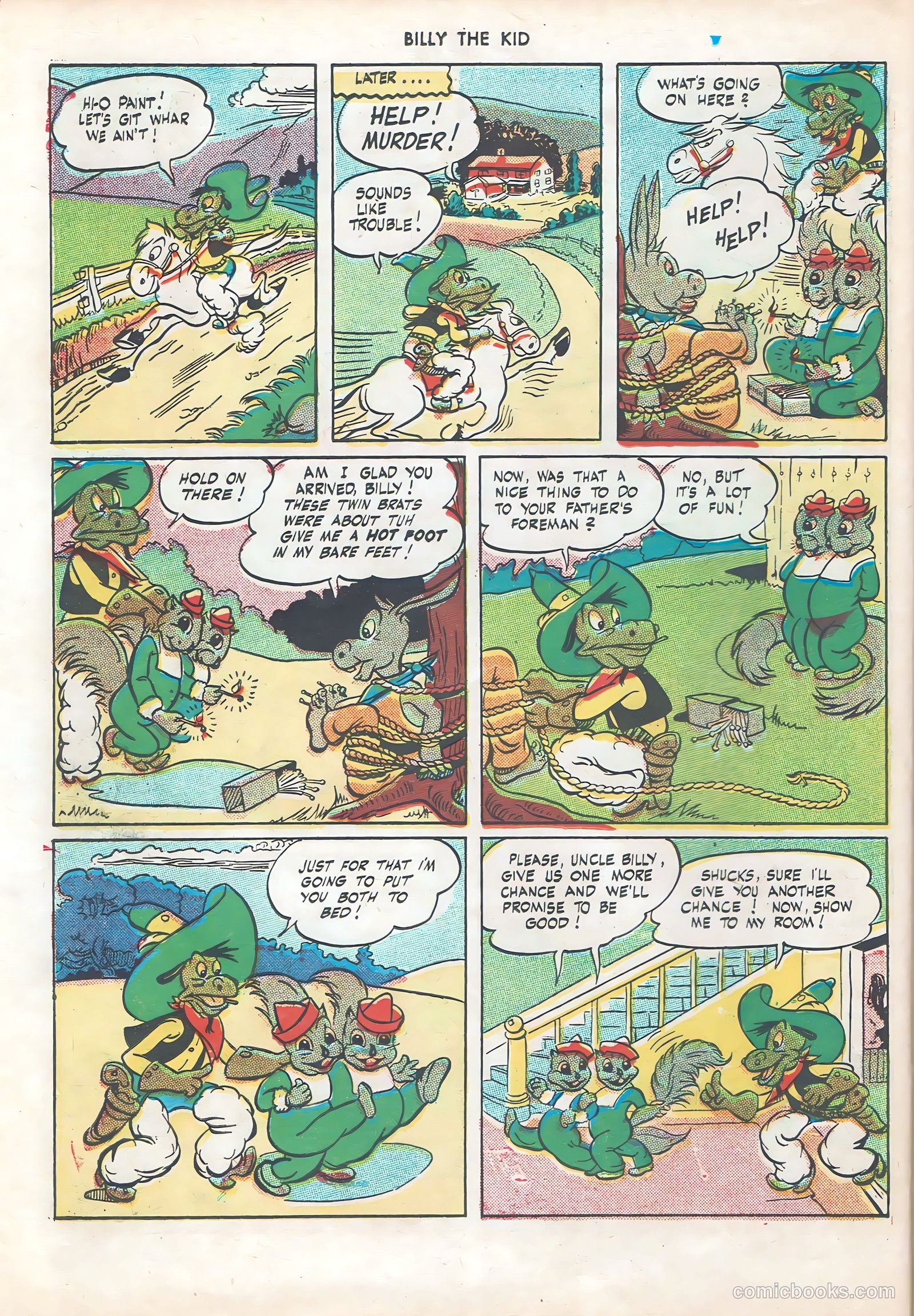 Billy the Kid and Oscar #3 (1946) — page 38 of 52