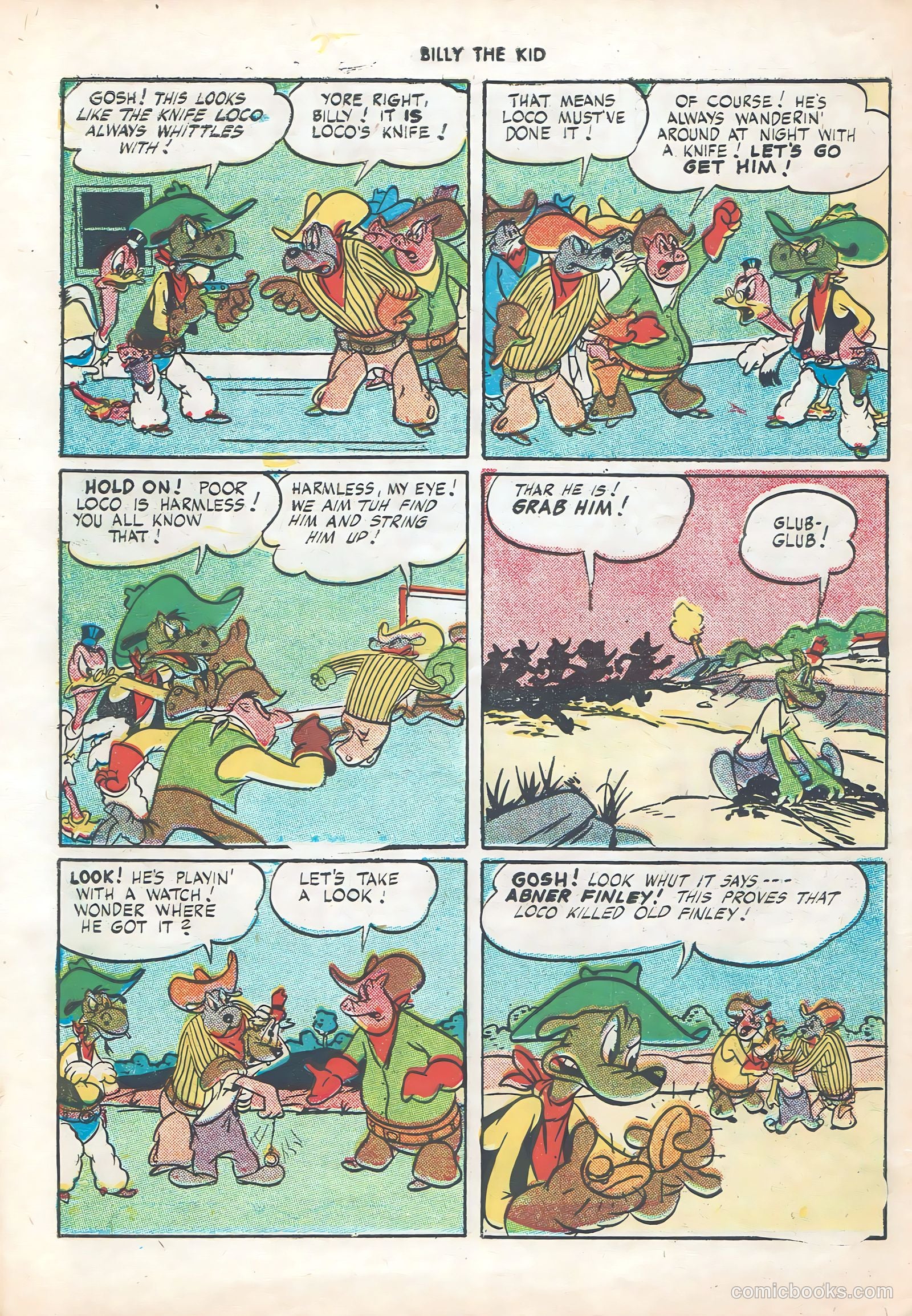 Billy the Kid and Oscar #3 (1946) — page 46 of 52