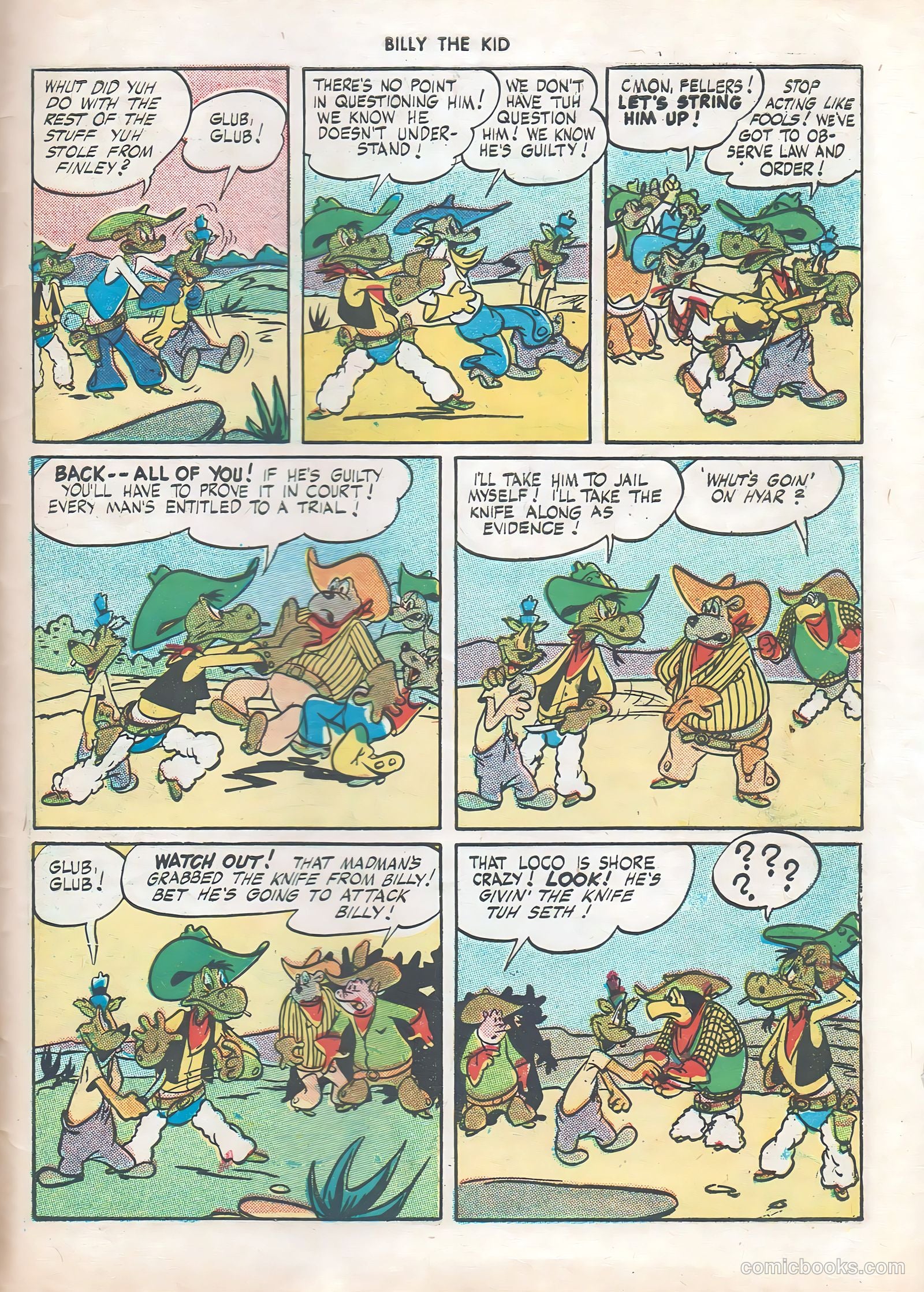 Billy the Kid and Oscar #3 (1946) — page 47 of 52