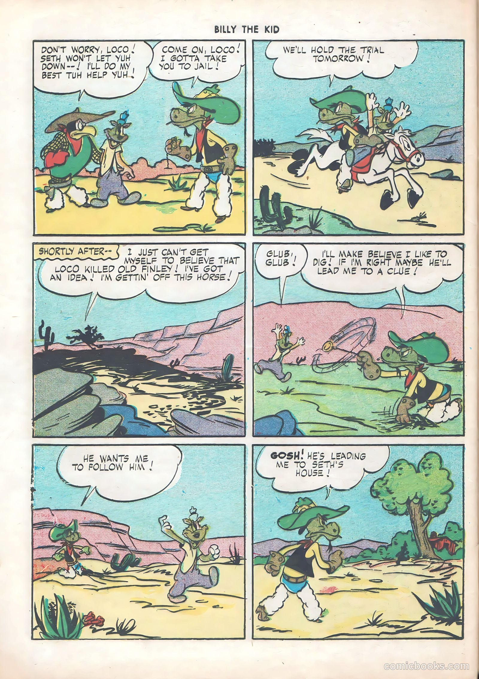 Billy the Kid and Oscar #3 (1946) — page 48 of 52