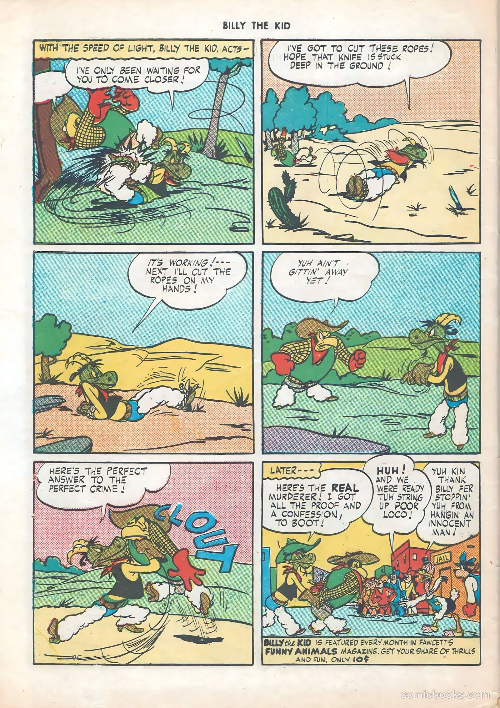 Billy the Kid and Oscar #3 (1946) — page 50 of 52