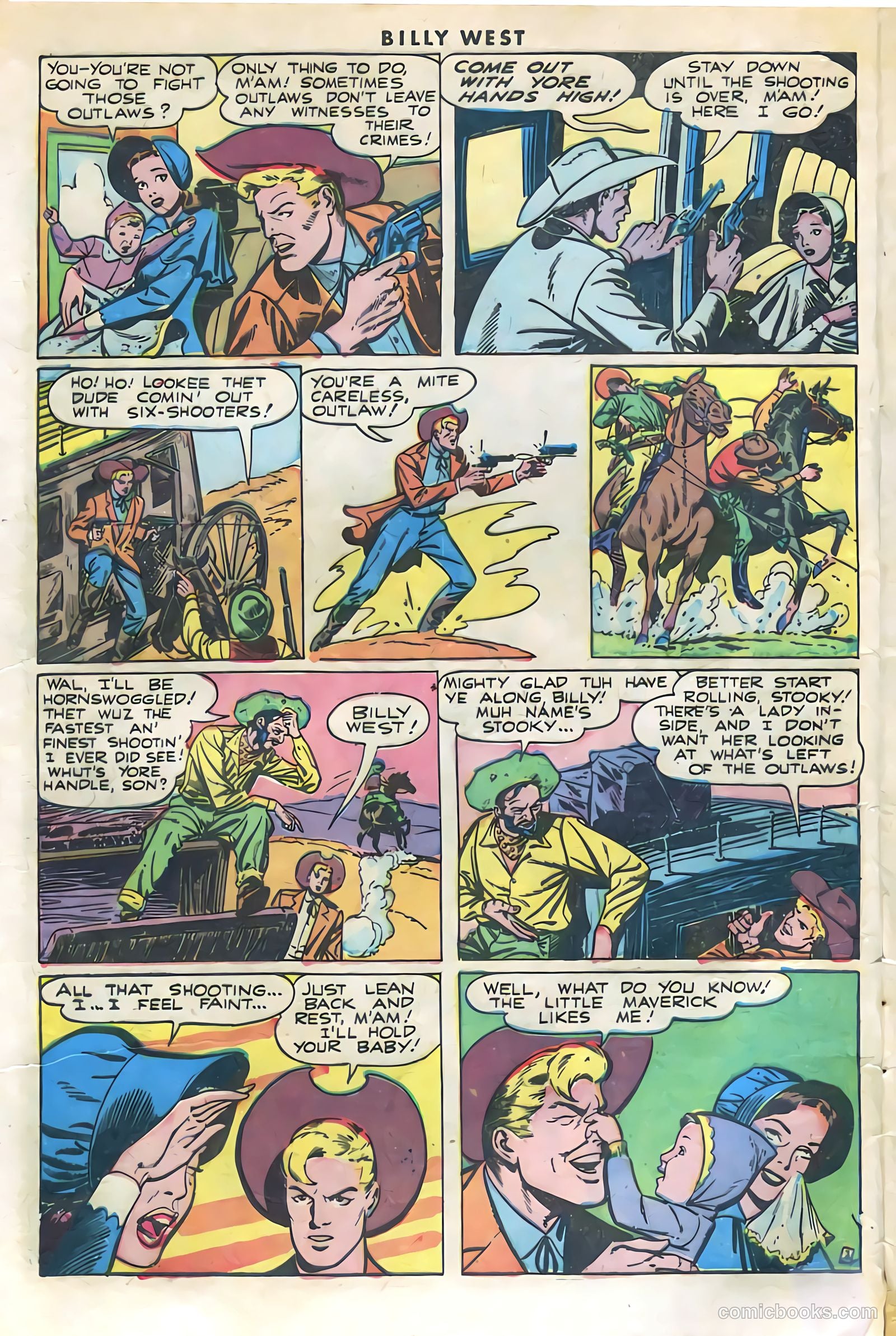 Billy West #1 (1949) — page 4 of 36