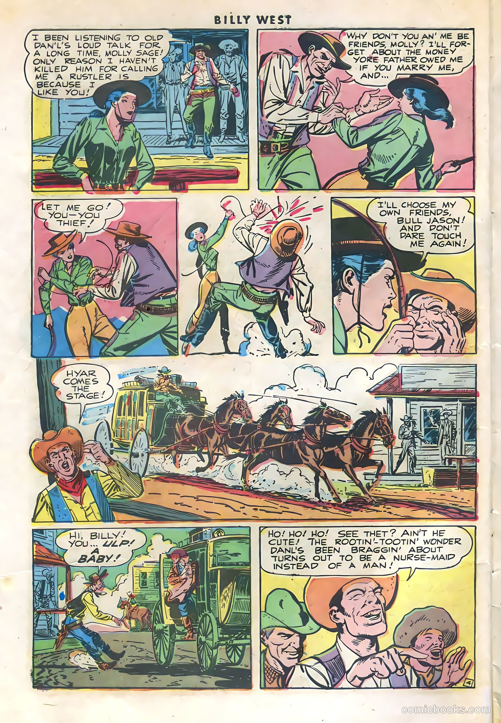 Billy West #1 (1949) — page 6 of 36