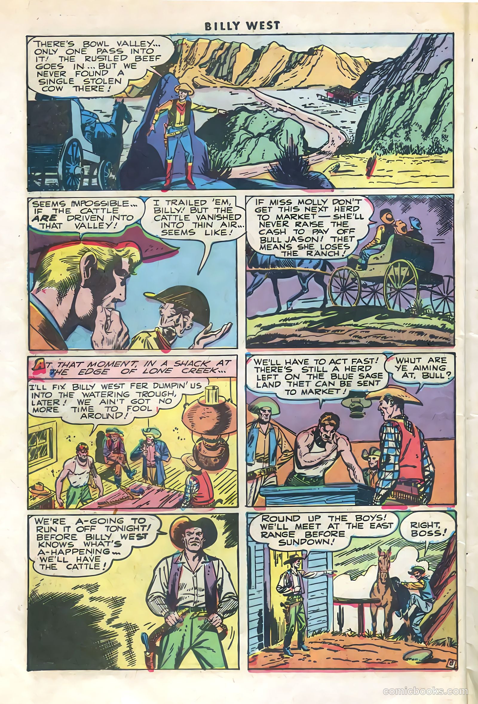 Billy West #1 (1949) — page 10 of 36