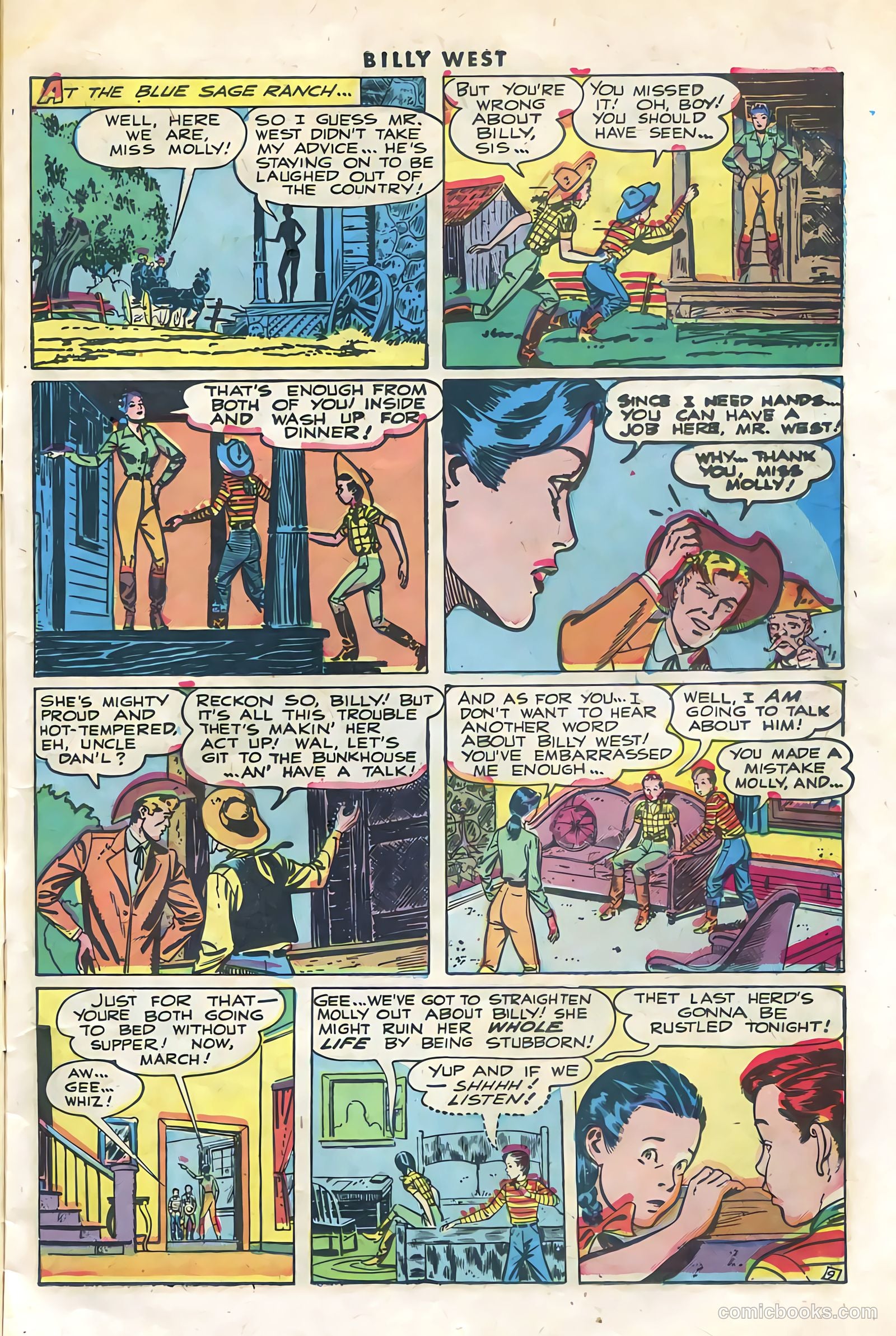 Billy West #1 (1949) — page 11 of 36