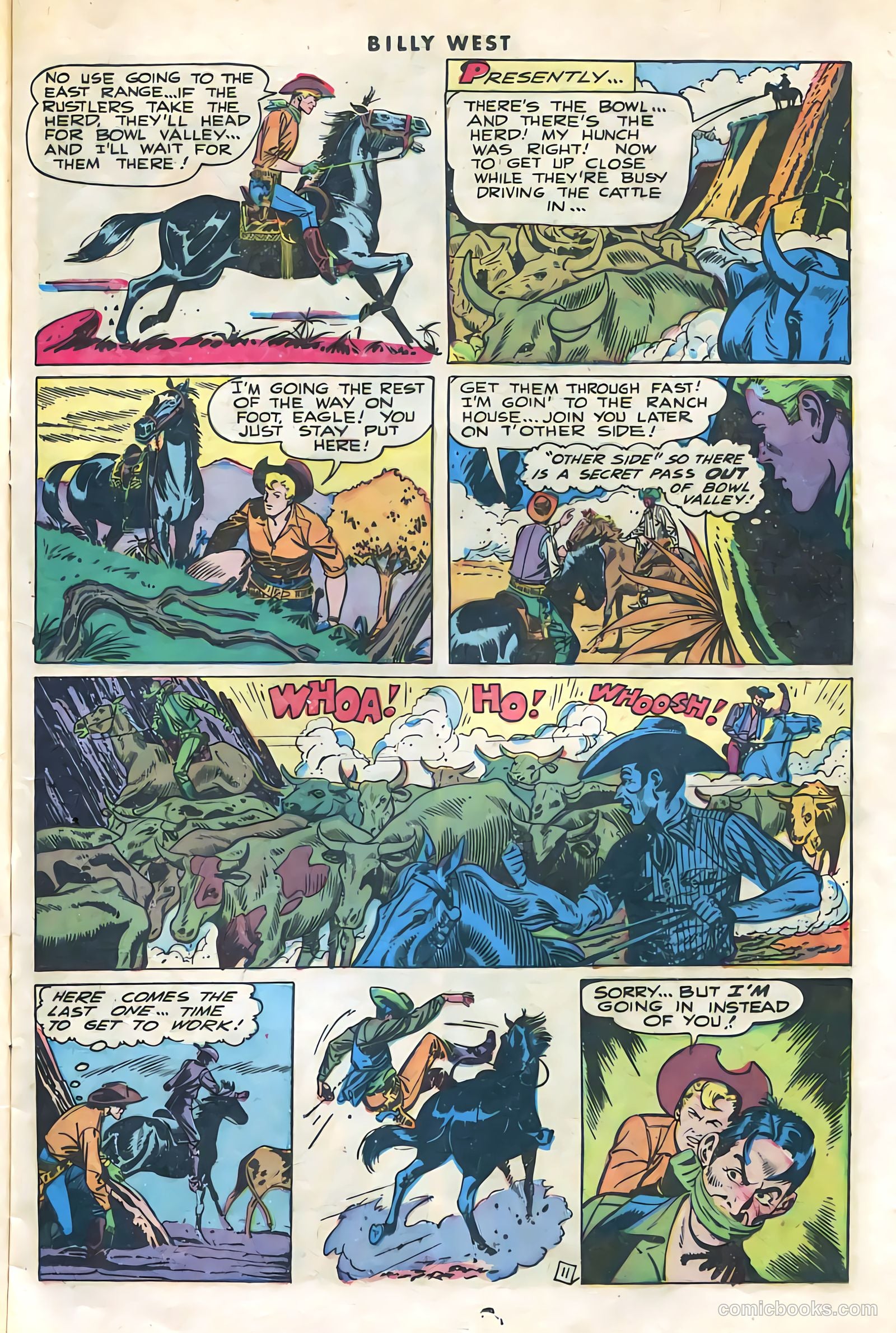 Billy West #1 (1949) — page 13 of 36