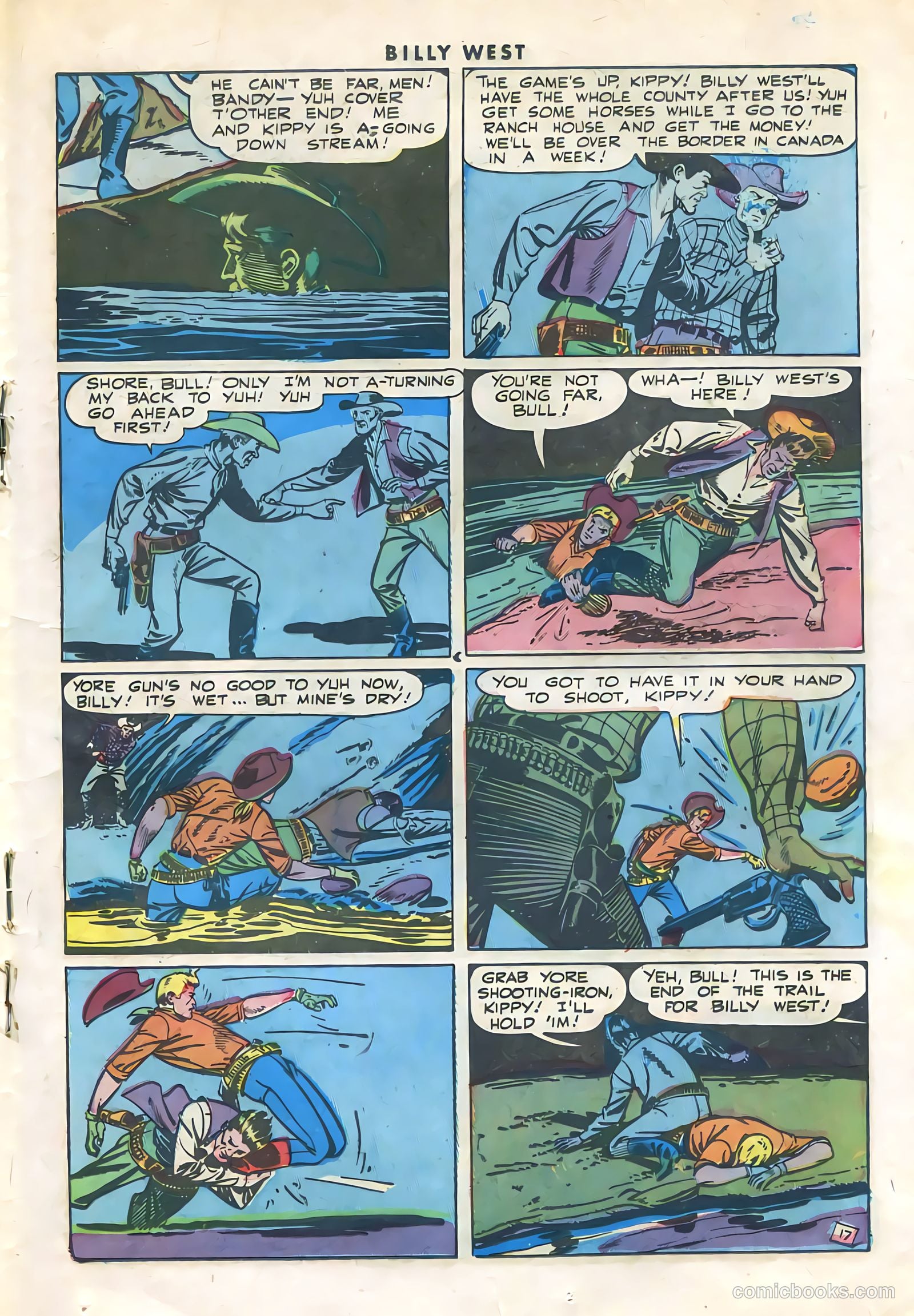 Billy West #1 (1949) — page 19 of 36