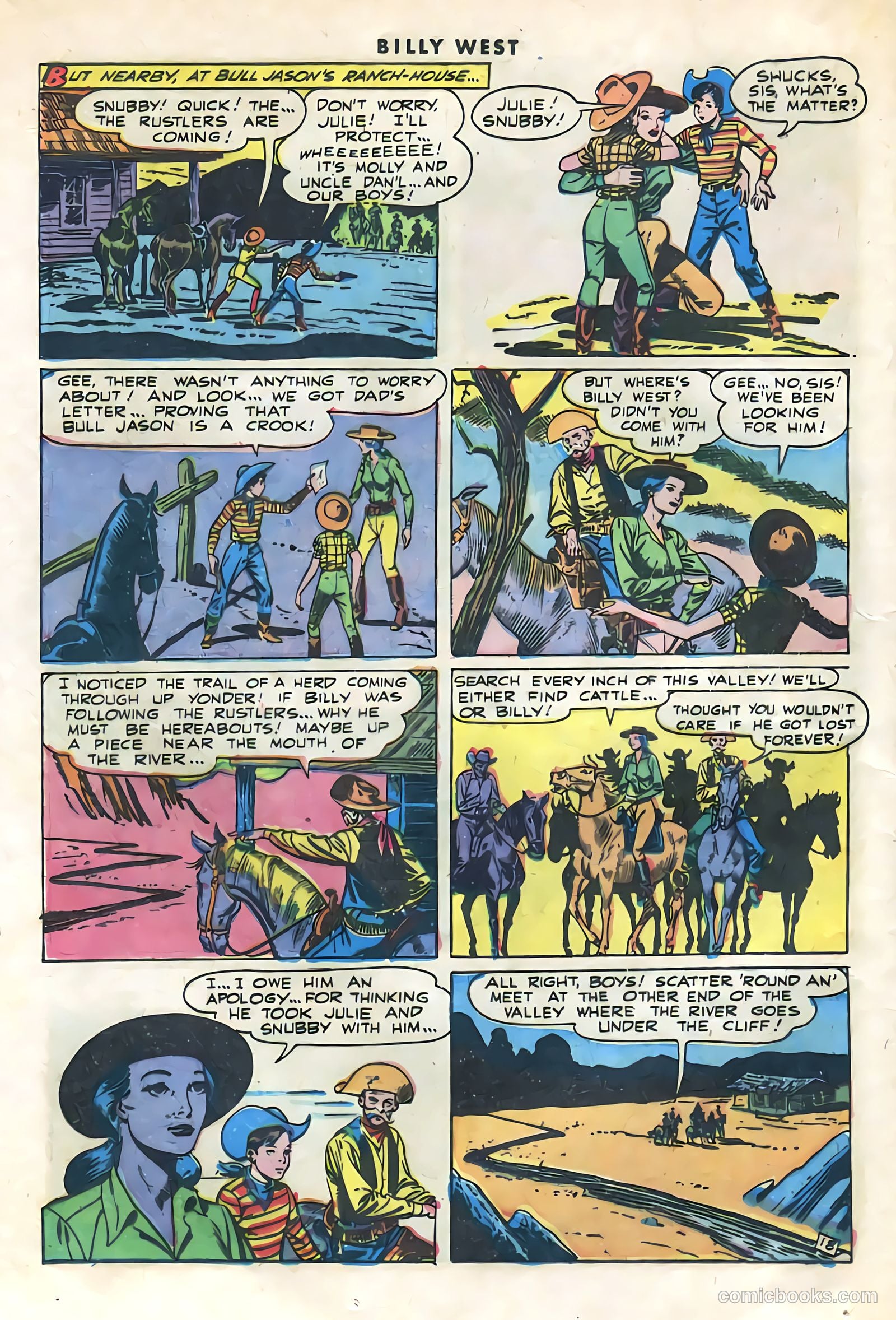 Billy West #1 (1949) — page 20 of 36