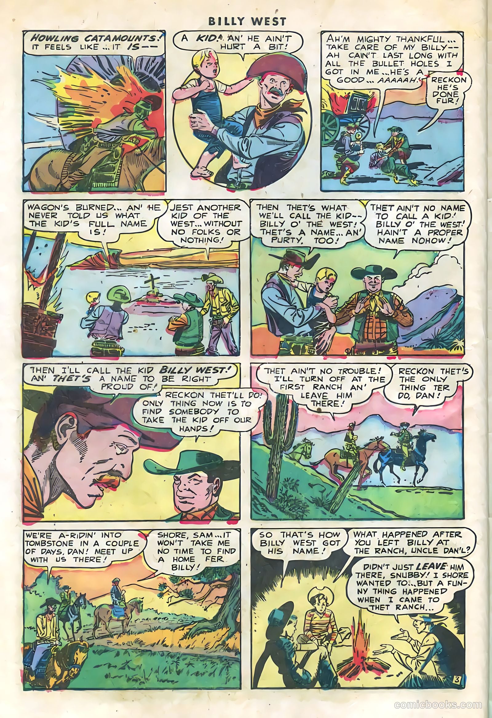 Billy West #1 (1949) — page 28 of 36