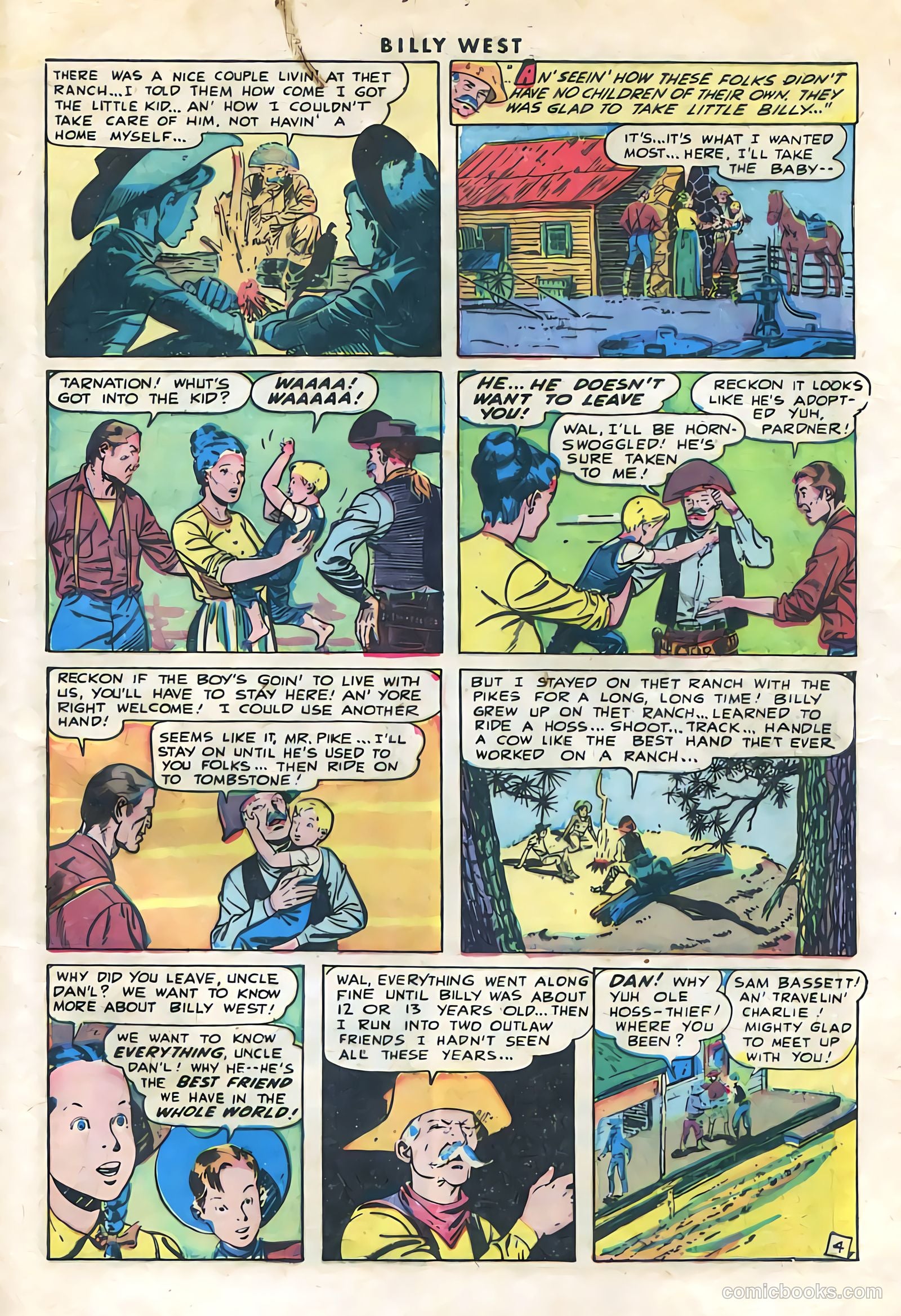 Billy West #1 (1949) — page 29 of 36