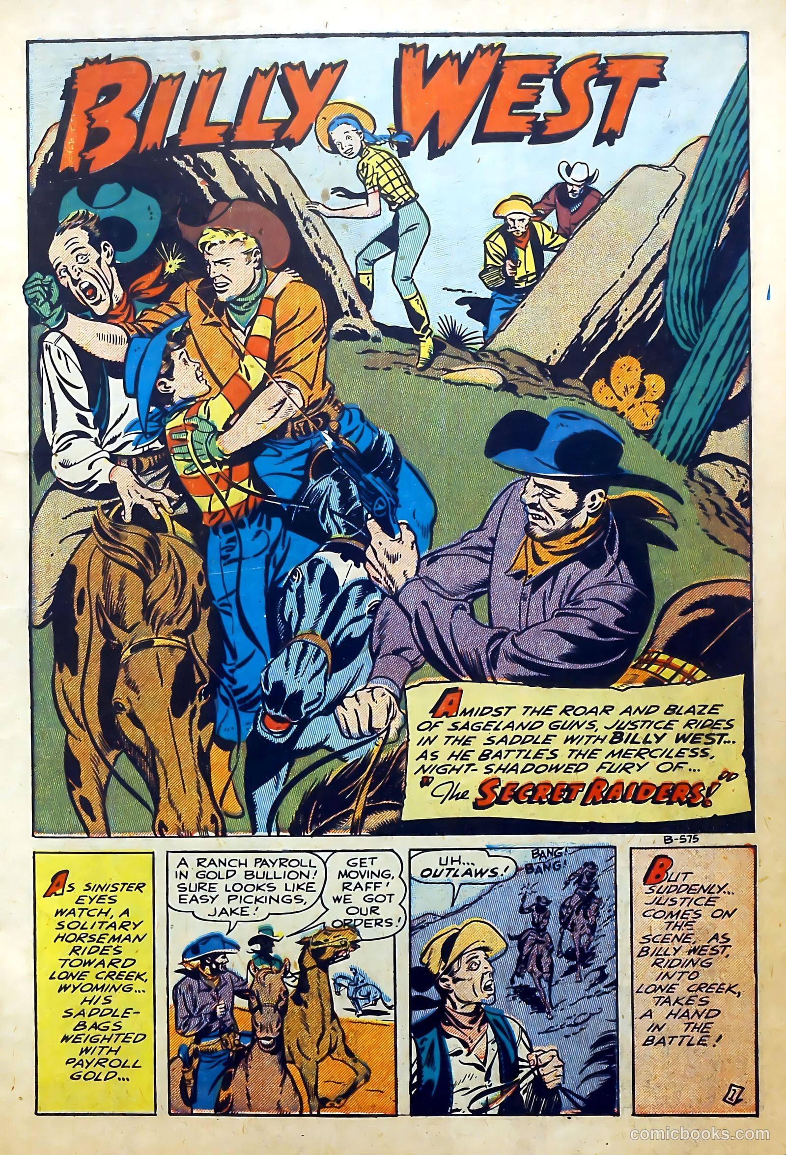 Billy West #2 (1949) — page 3 of 36