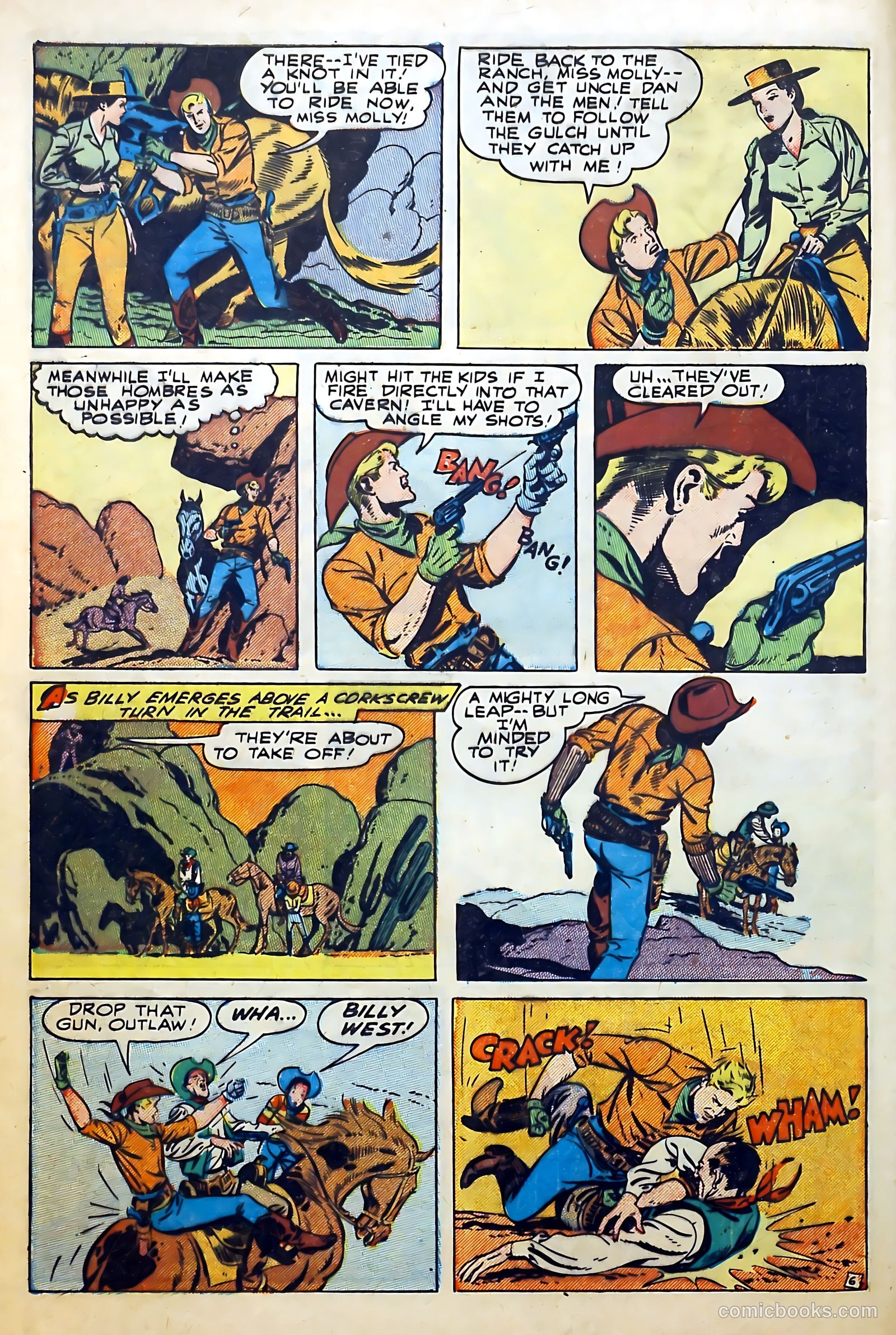 Billy West #2 (1949) — page 8 of 36
