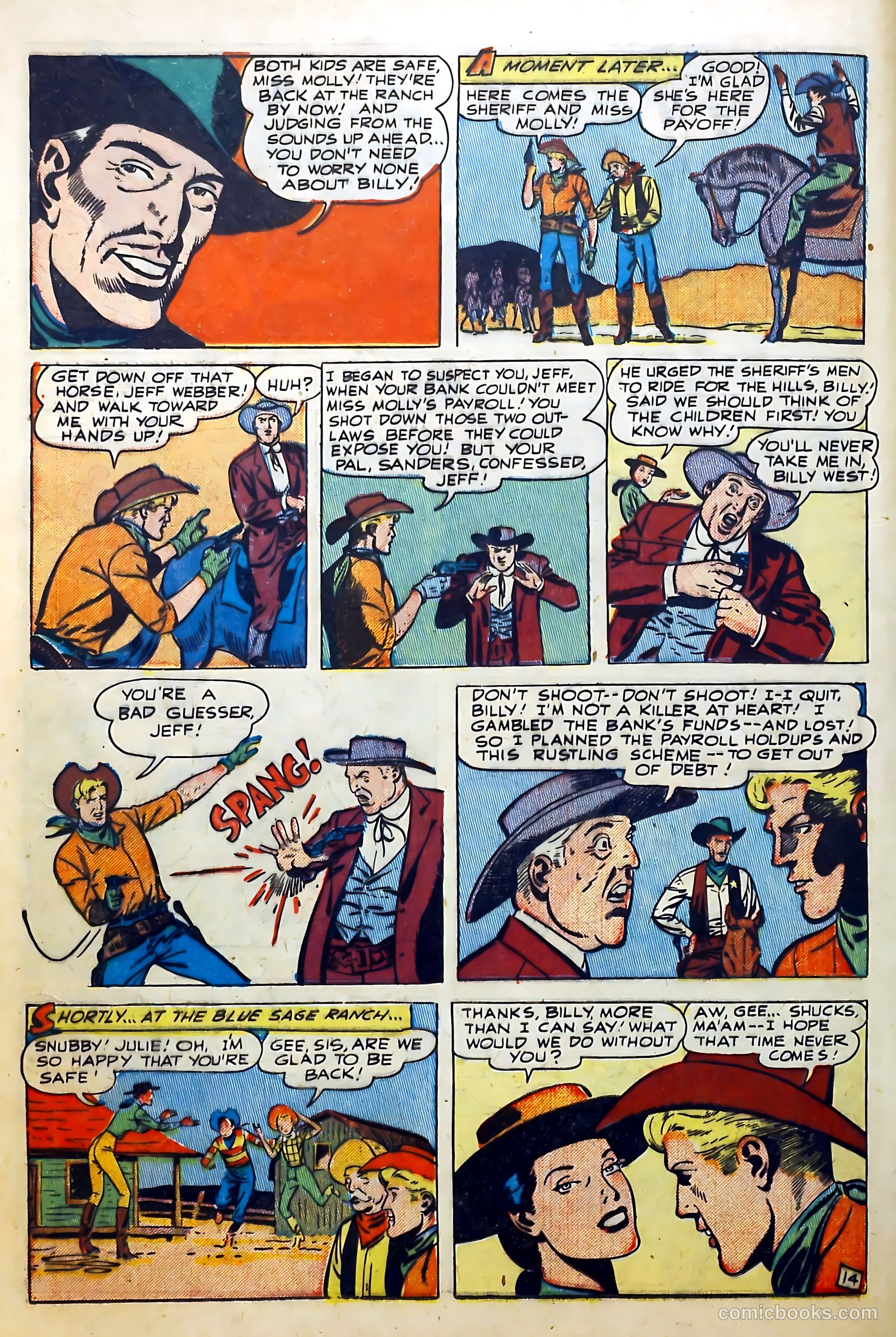 Billy West #2 (1949) — page 16 of 36