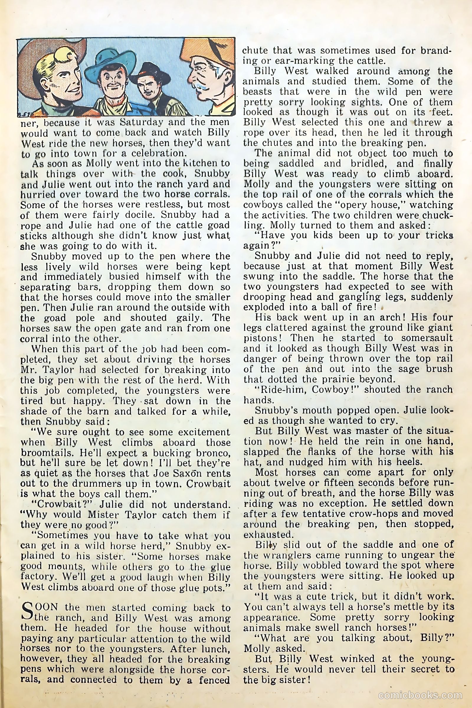 Billy West #2 (1949) — page 25 of 36