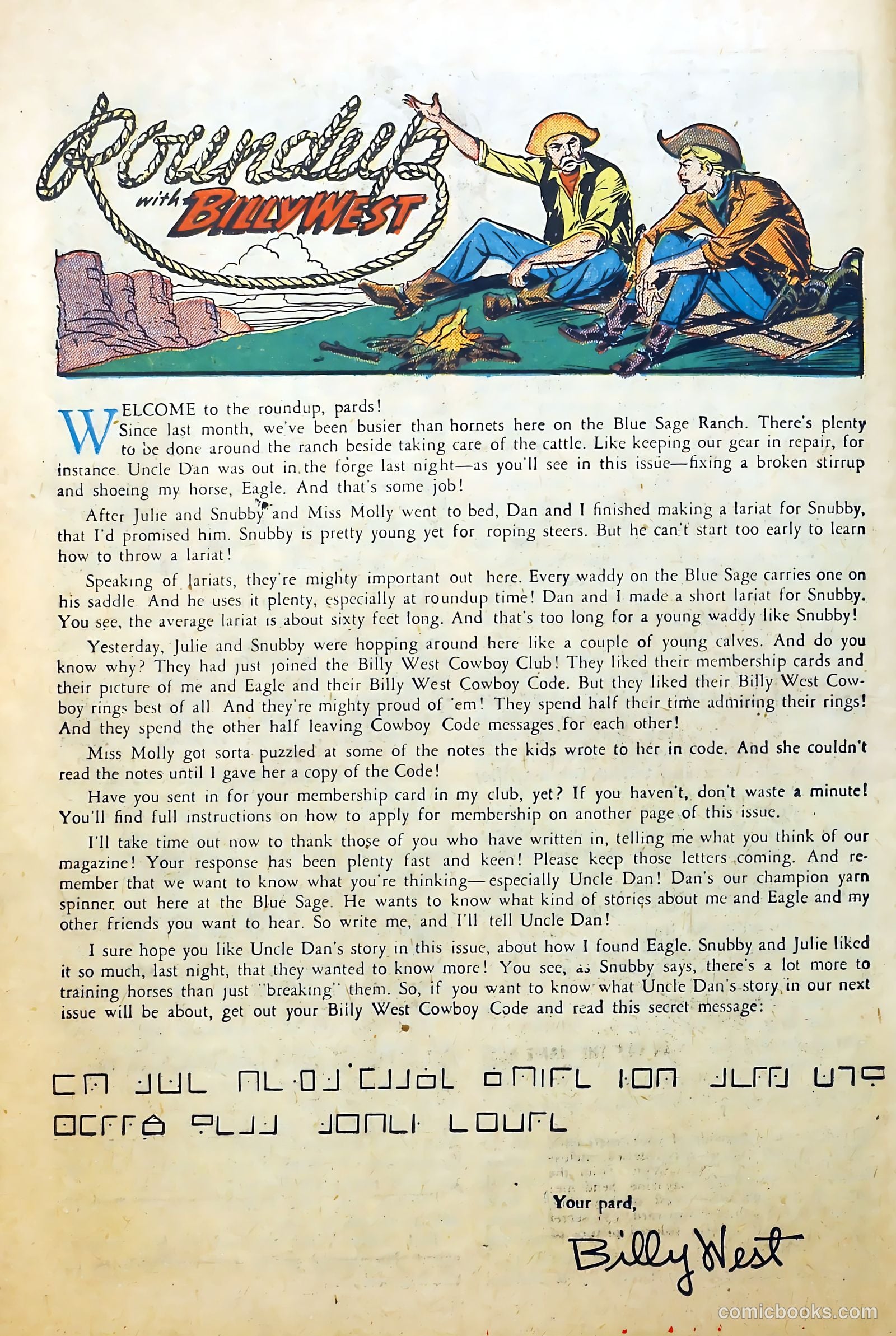 Billy West #2 (1949) — page 26 of 36