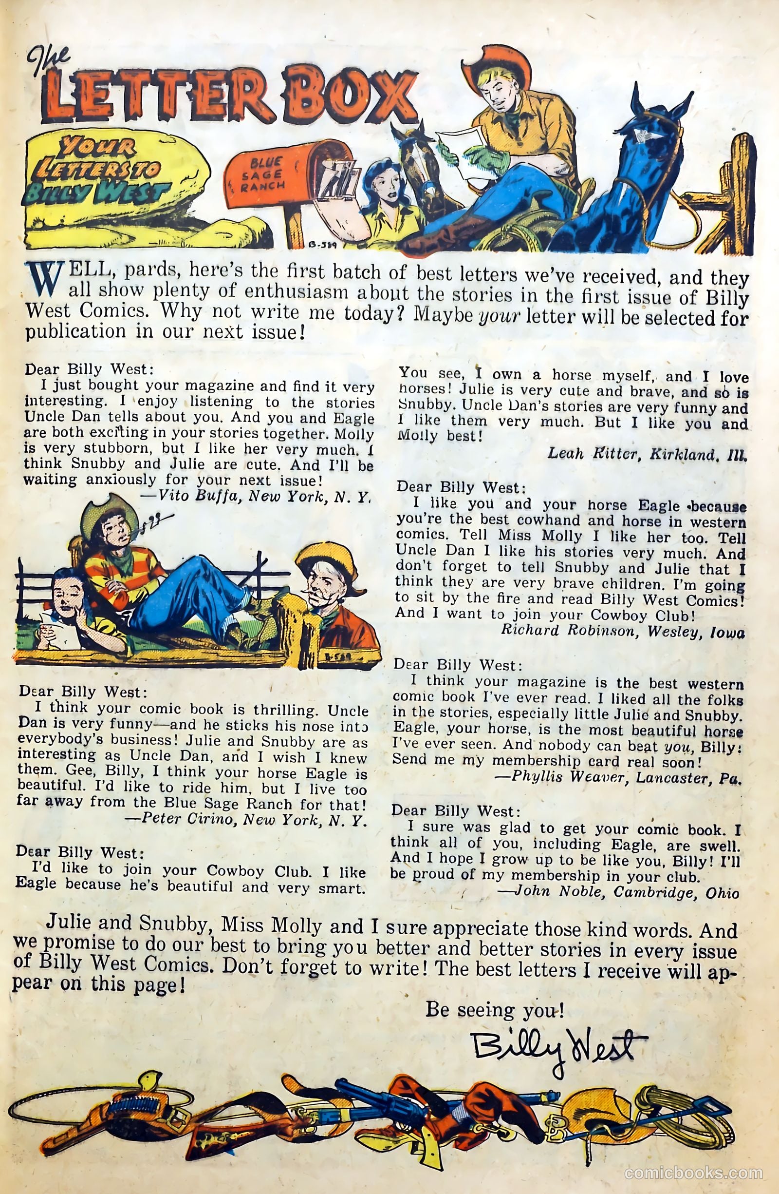 Billy West #2 (1949) — page 33 of 36