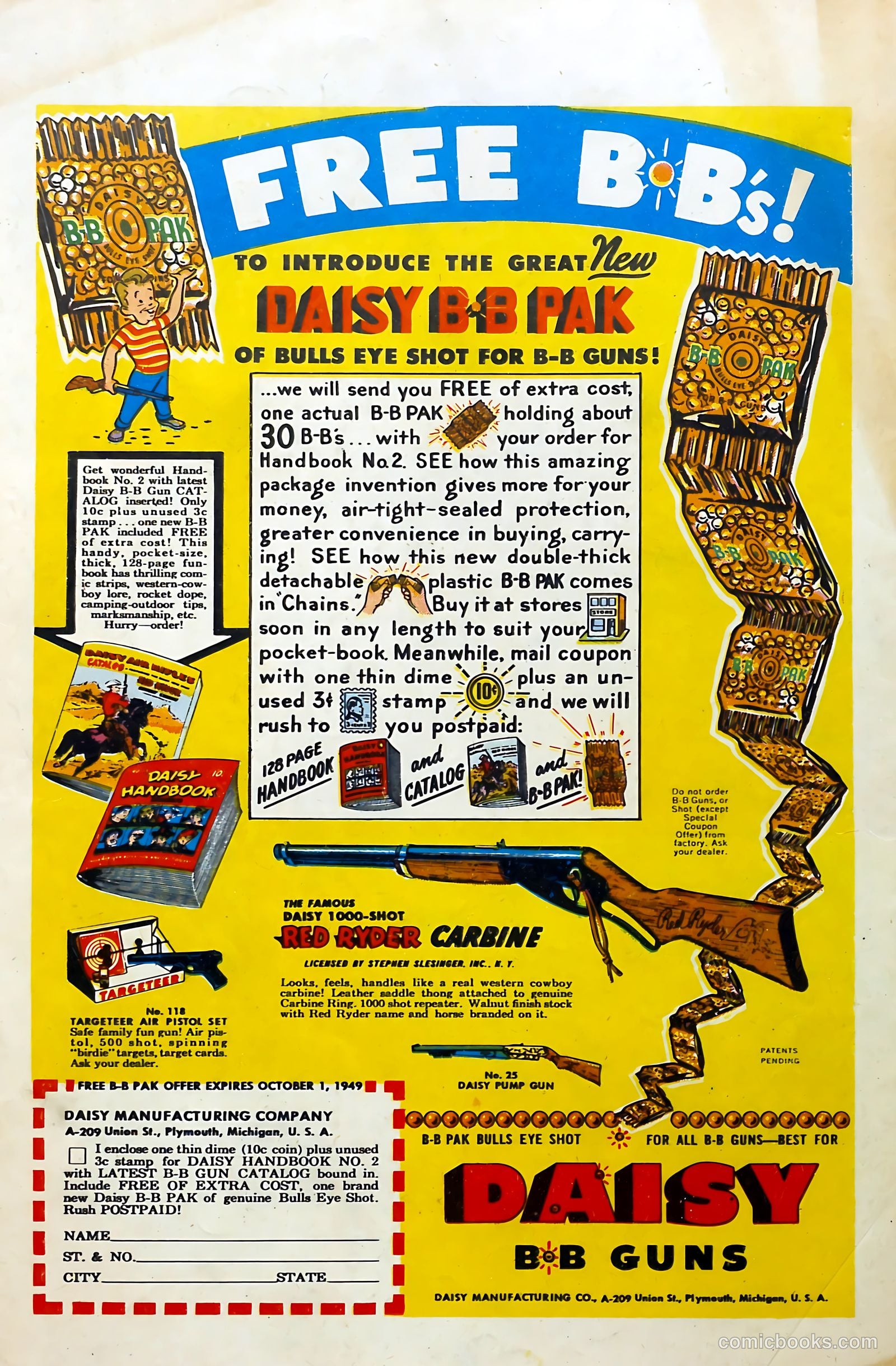 Billy West #2 (1949) — page 36 of 36